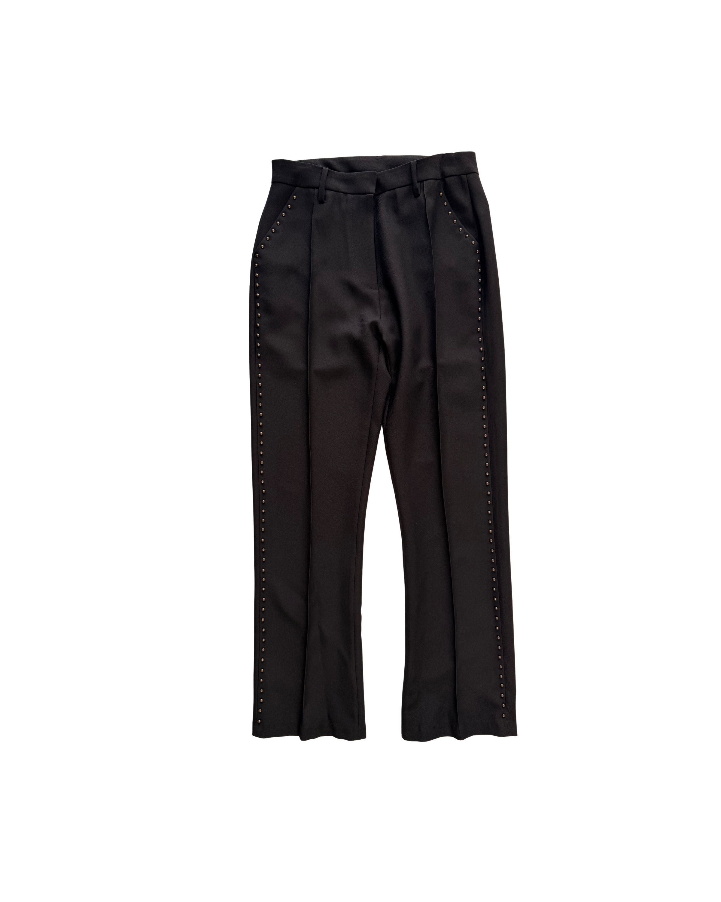 233 BRONZE STUDDED SUIT PANTS