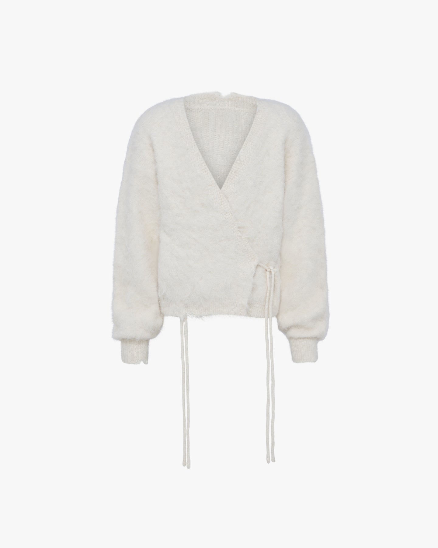 MOHAIR KIMONO CARDIGAN - OFF WHITE