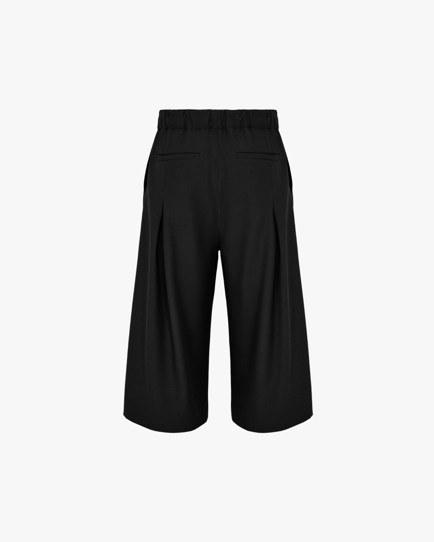 'SAMIR' TWILL BERMUDA SHORTS - BLACK