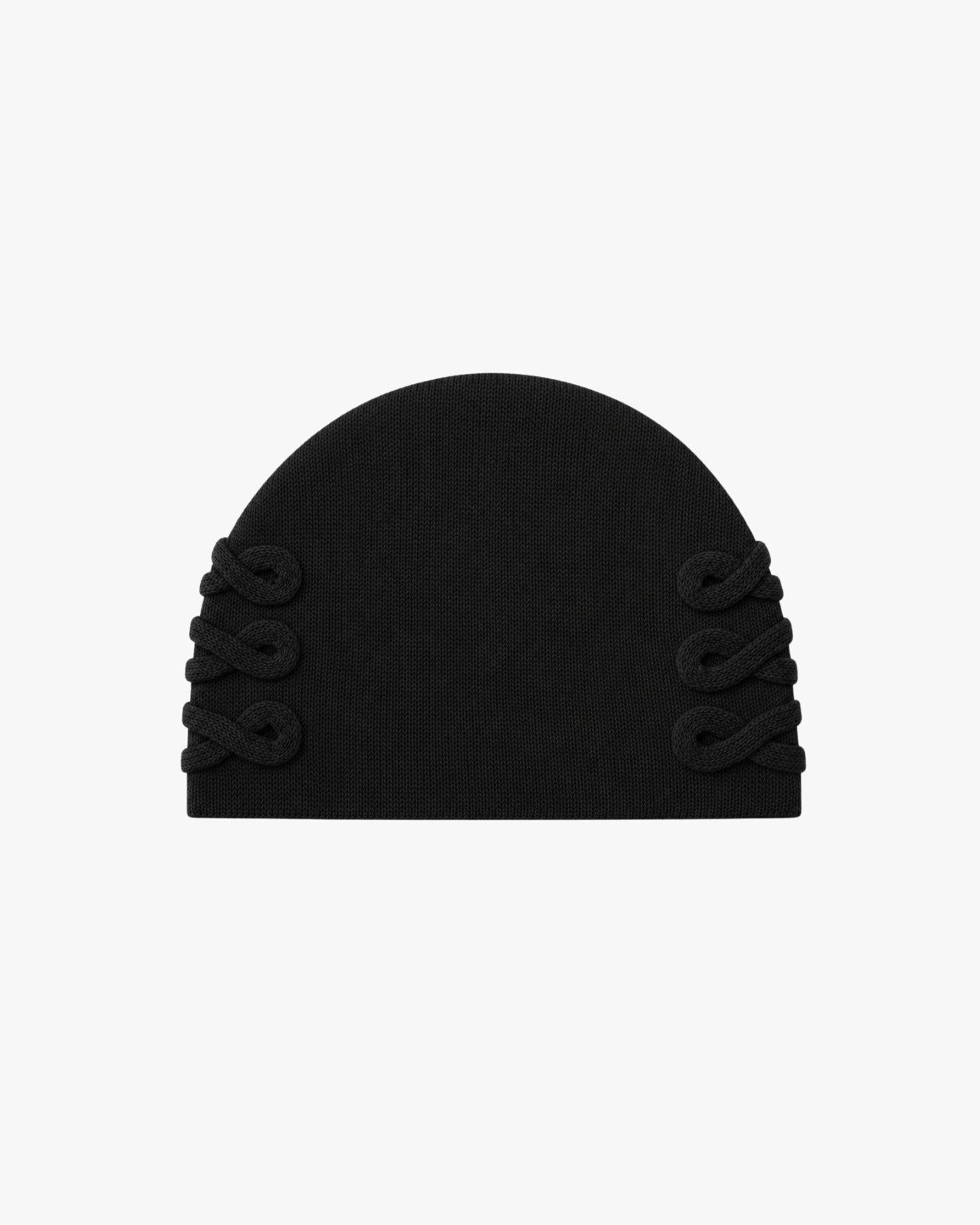 'AMON' LACING BEANIE – BLACK