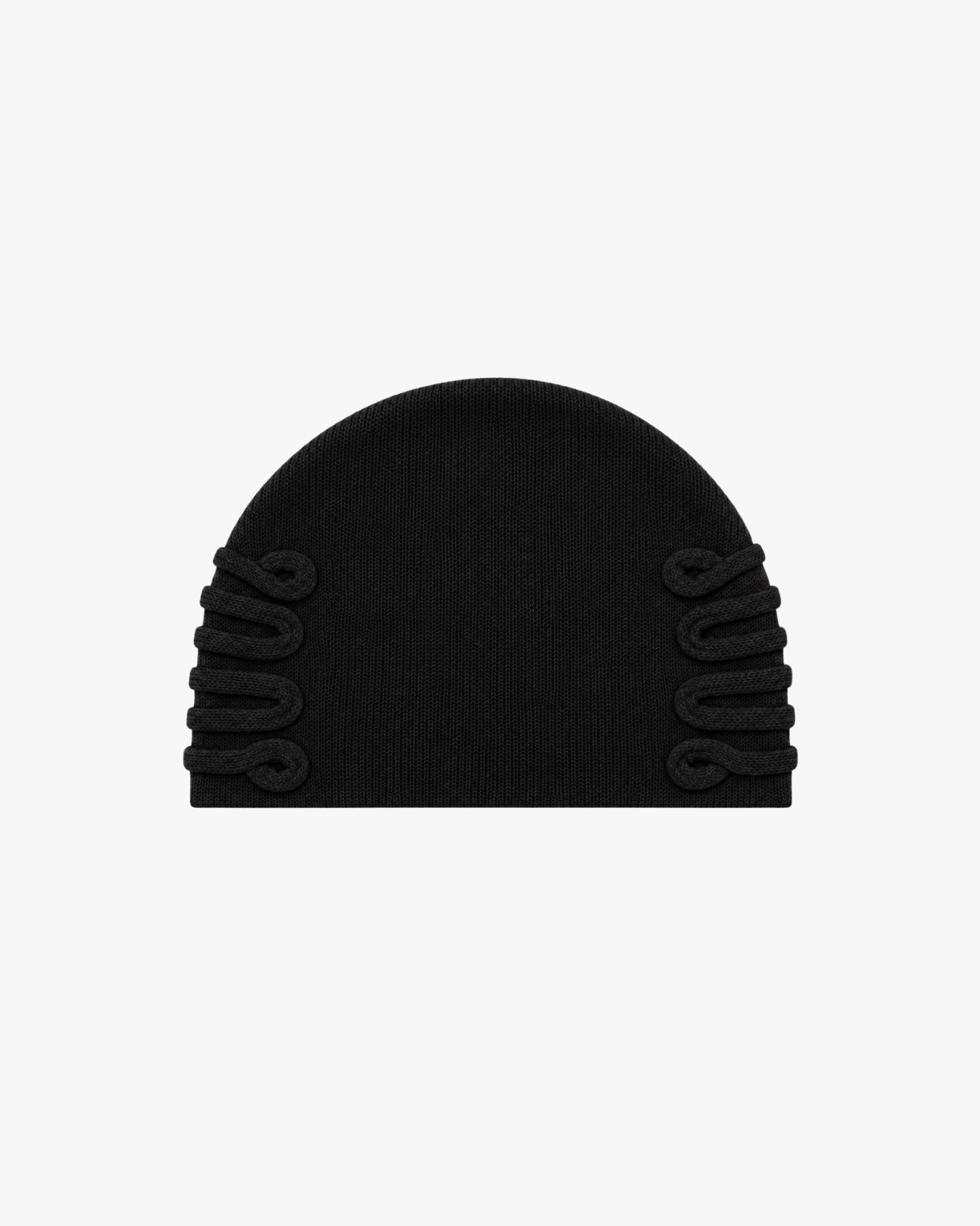 'AMON' LACING BEANIE – BLACK