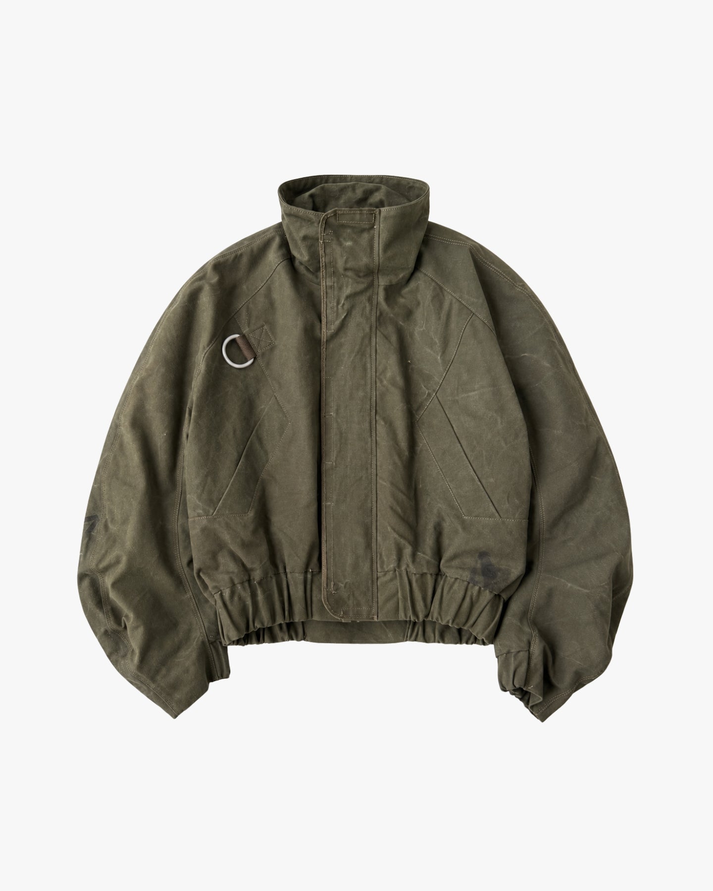 'KUBO' UPCYCLED SEABAG JACKET – OLIVE