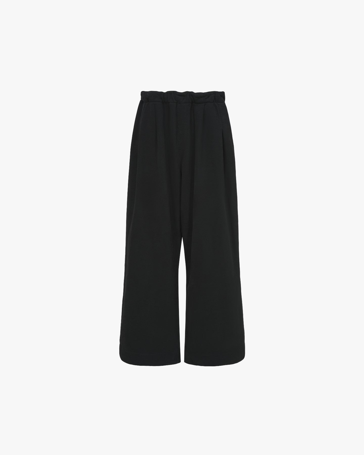 Entity Wide-Leg Sweatpants - Washed Black