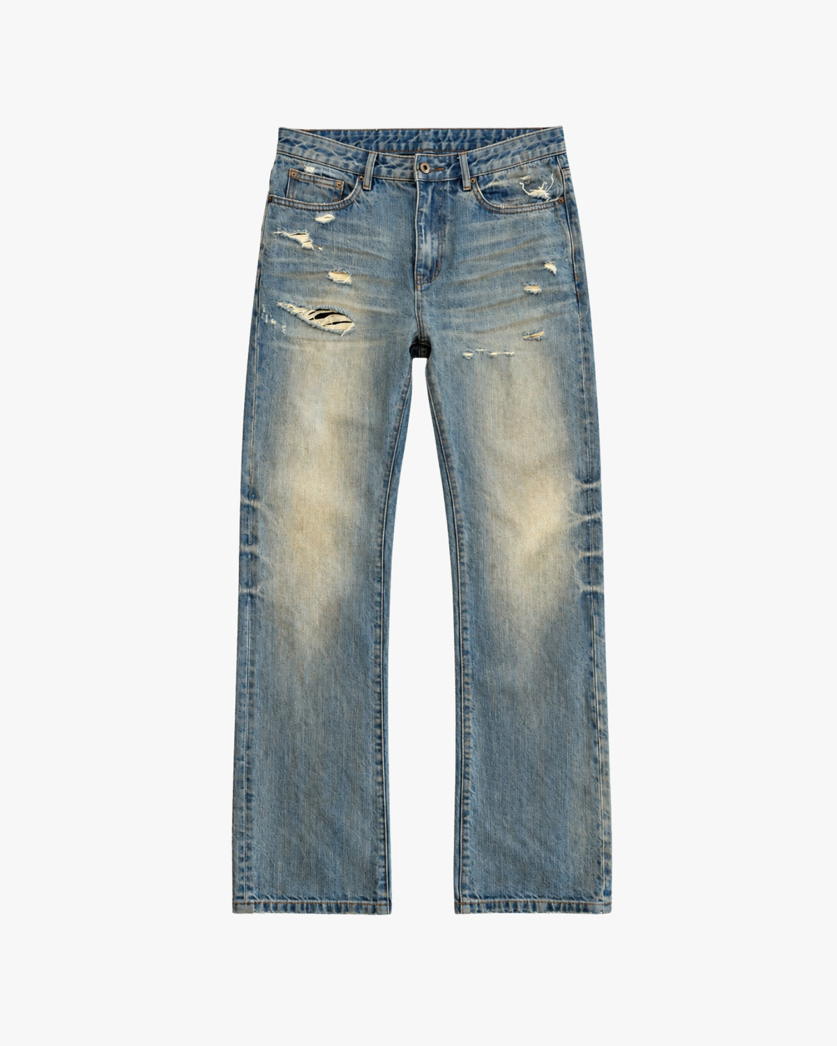'RIAN' DISTRESSED DENIM – LIGHT BLUE