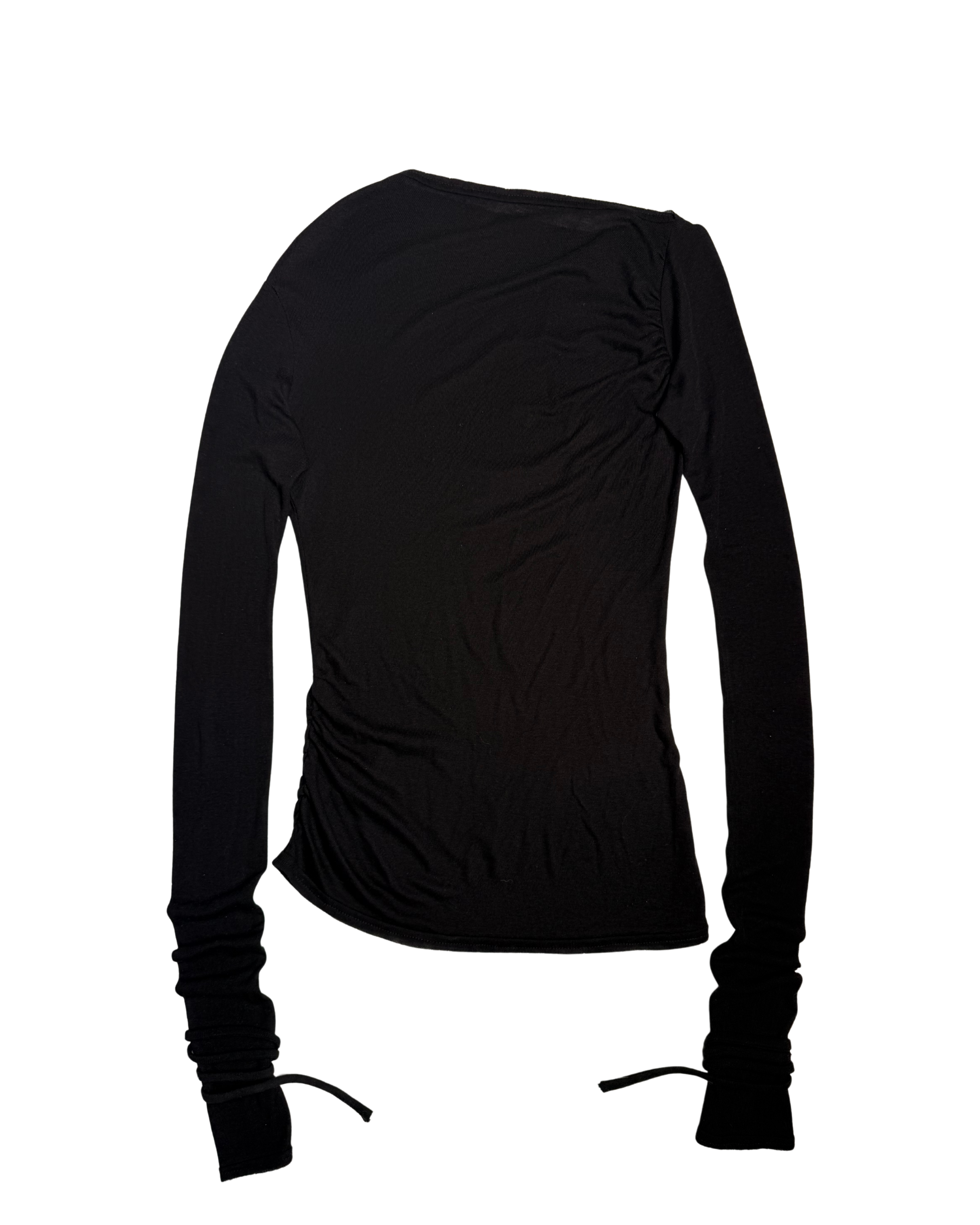 009 LONGSLEEVE MENS – BLACK