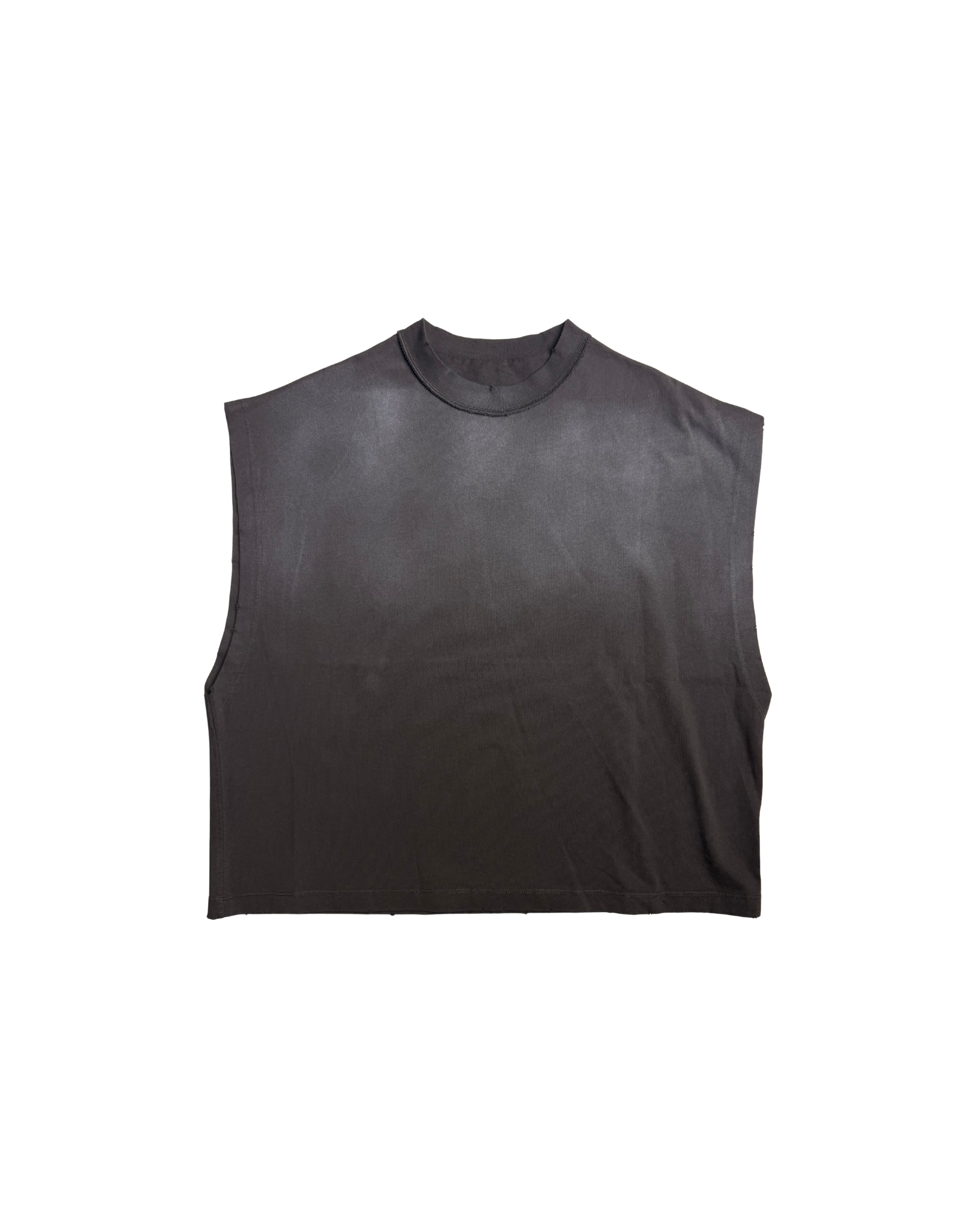 124 SLEEVELESS SHIRT – WASHED BLACK