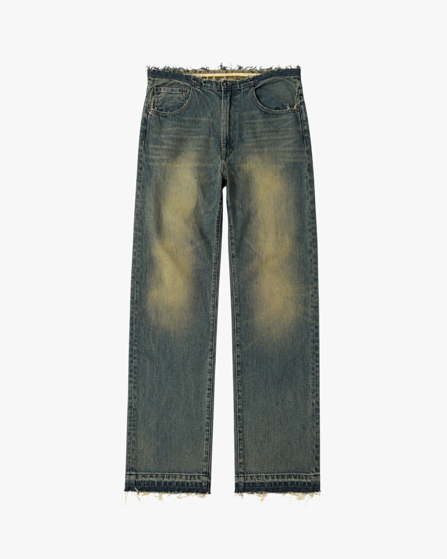 'YUNE' STRAIGHT LEG DENIM – DIRTY BLUE