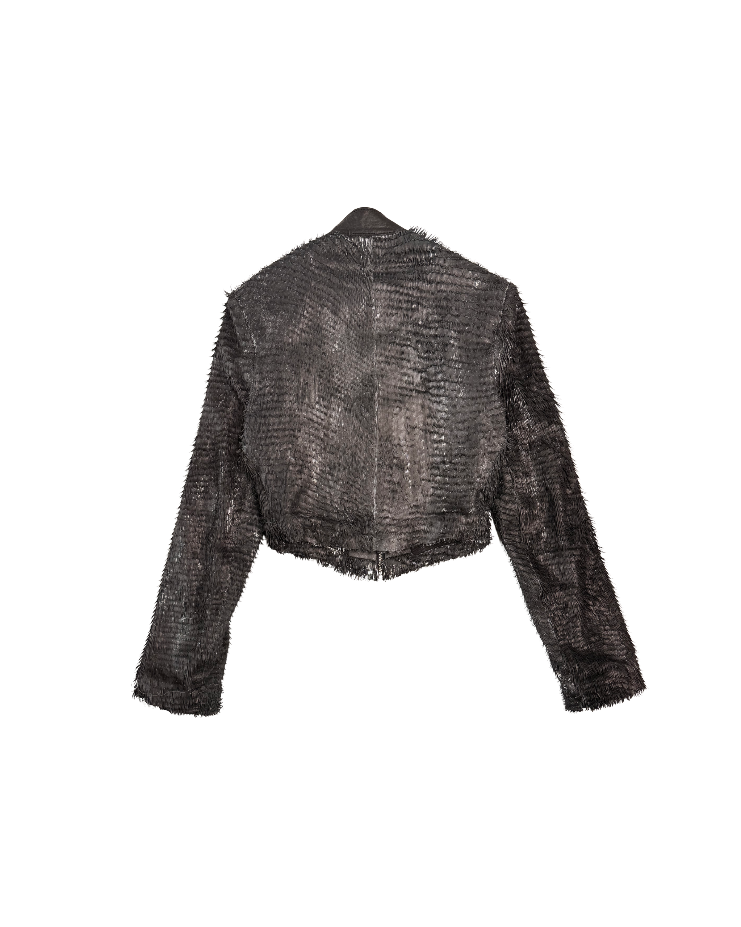 210 FRINGE LEATHER JACKET