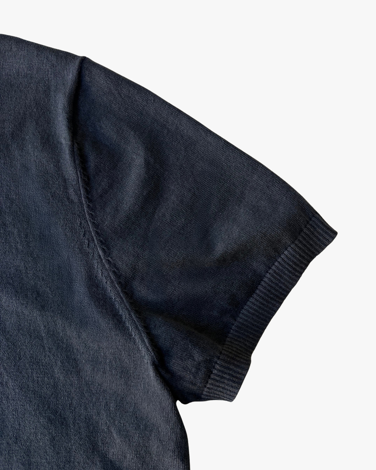 'RAVIN' FINE KNIT POLO – WASHED NAVY