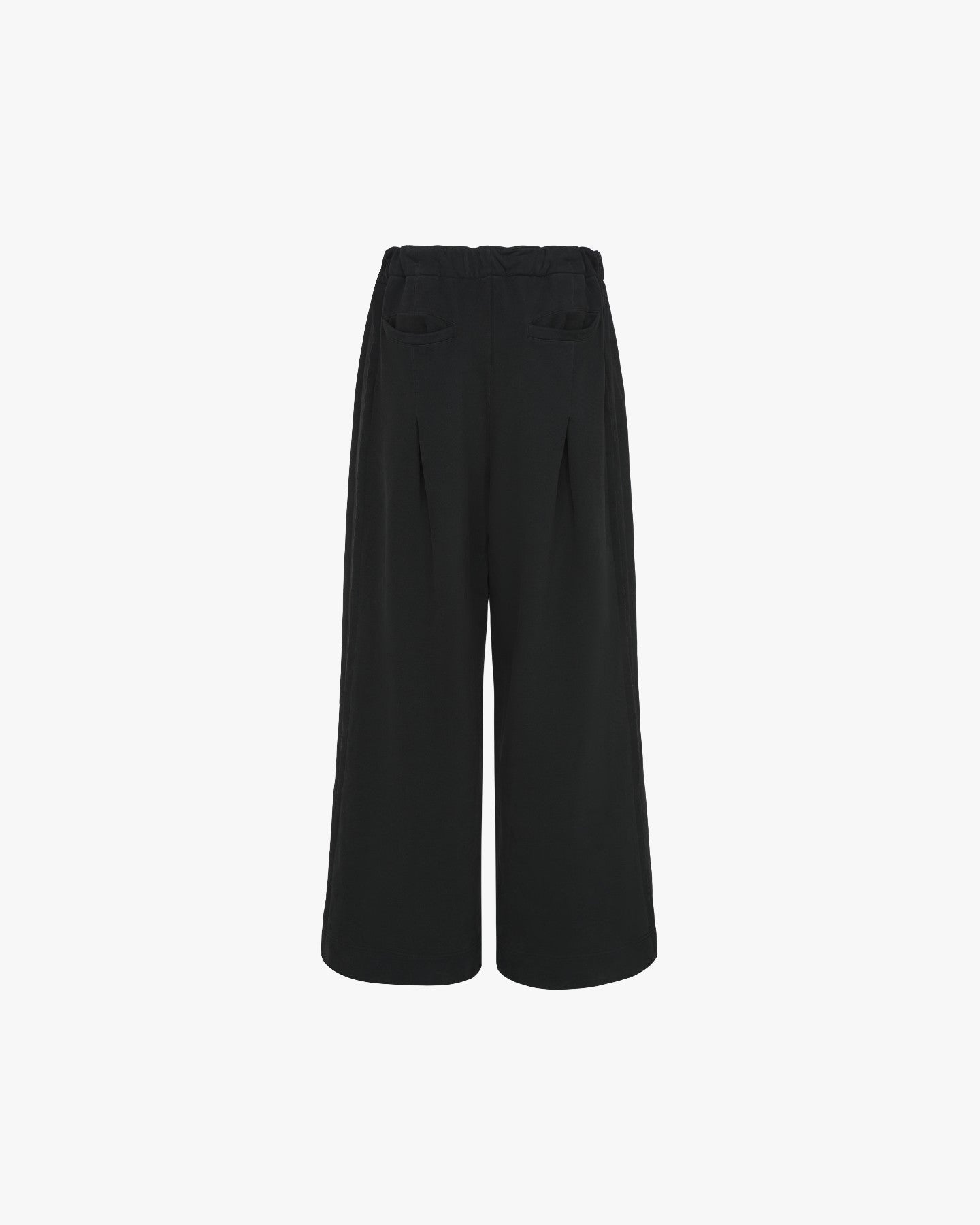 Entity Wide-Leg Sweatpants - Washed Black