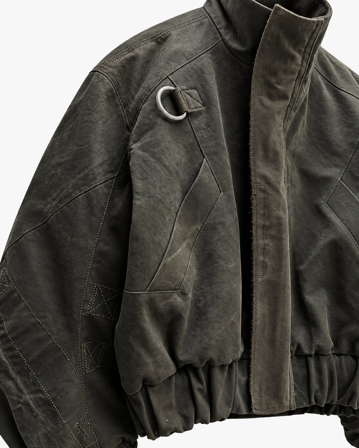 'KUBO' UPCYCLED SEABAG JACKET – OLIVE