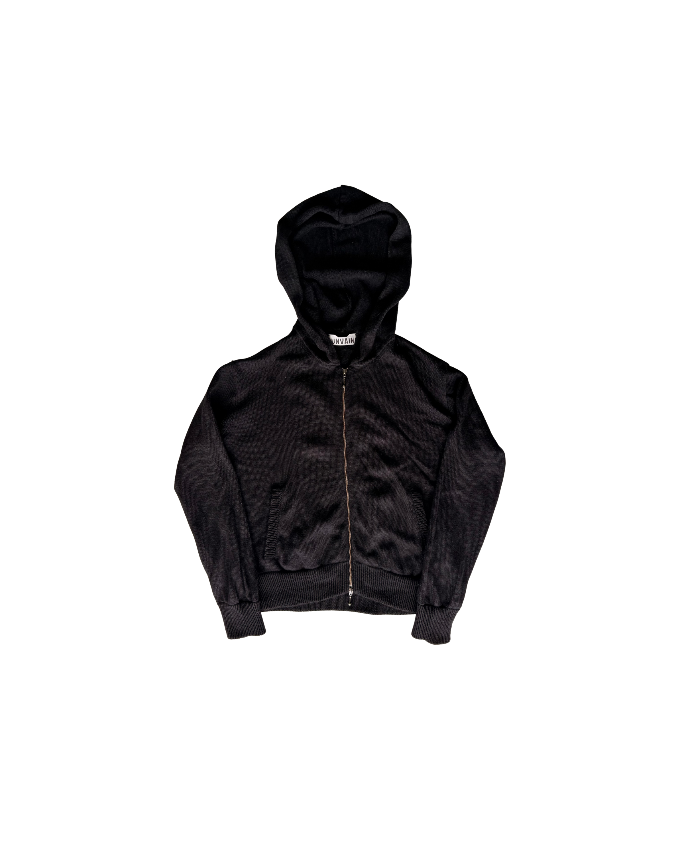 263 KNIT WOOL ZIPPER