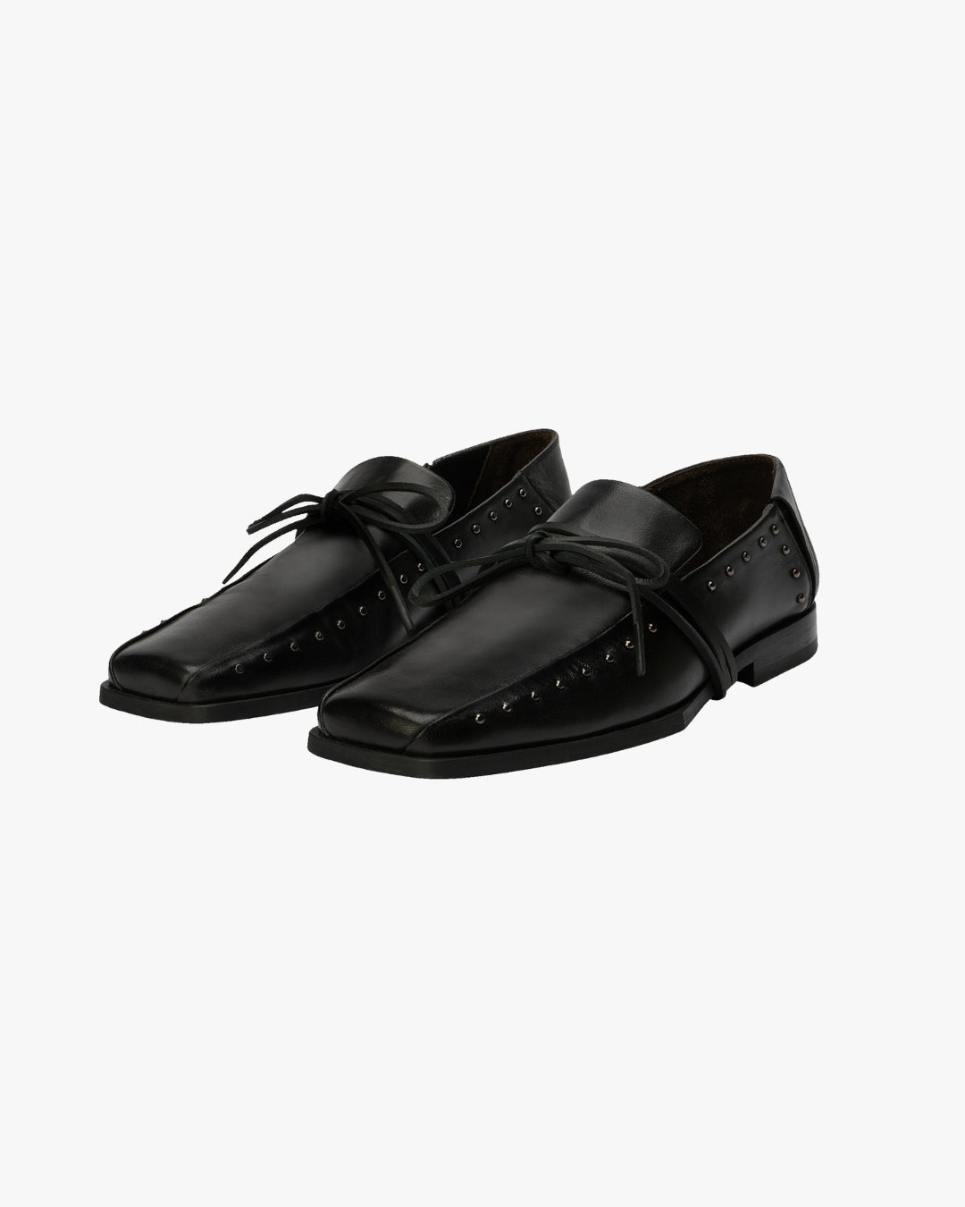 'VOLNIK' STUDDED LOAFER – BLACK
