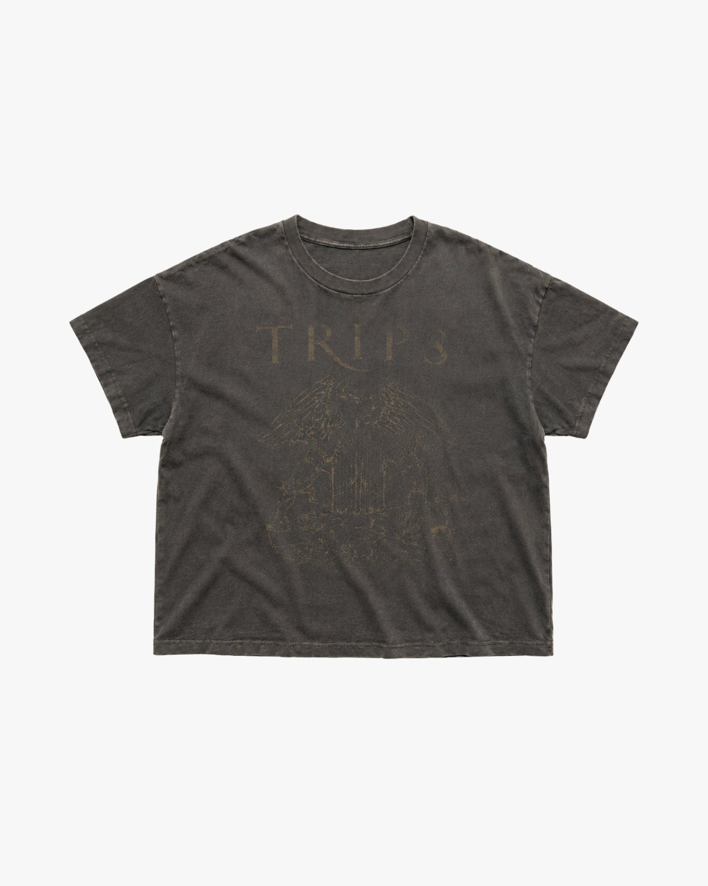 'TRIPS' SHIRT – WASHED BROWN