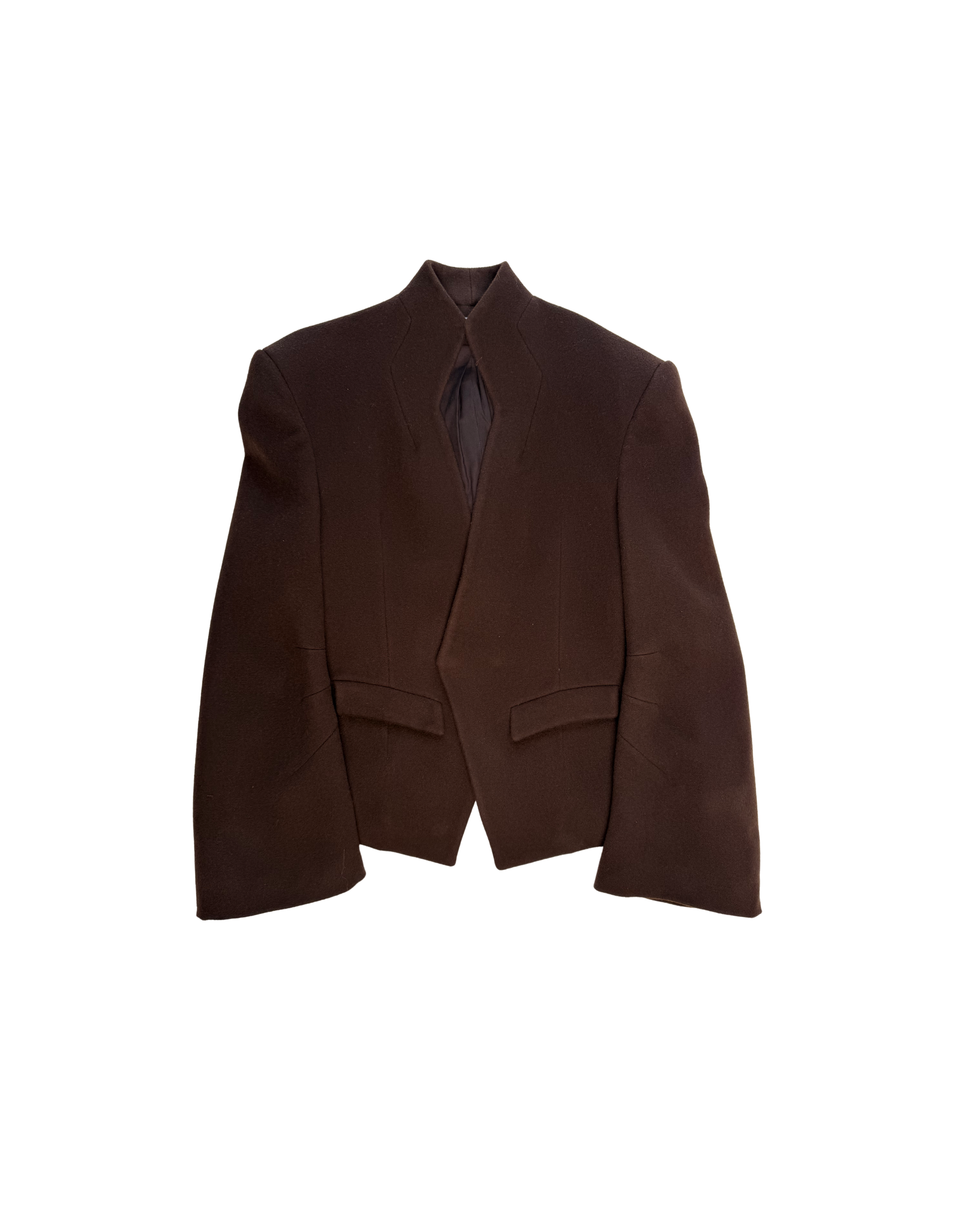 214 BROWN WOOL BLAZER