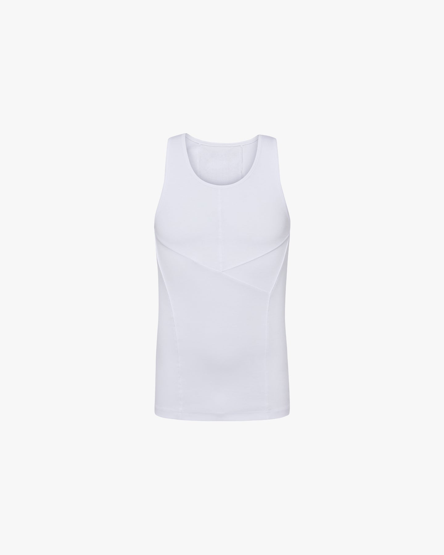 Entity Mixed Rib Tanktop - White