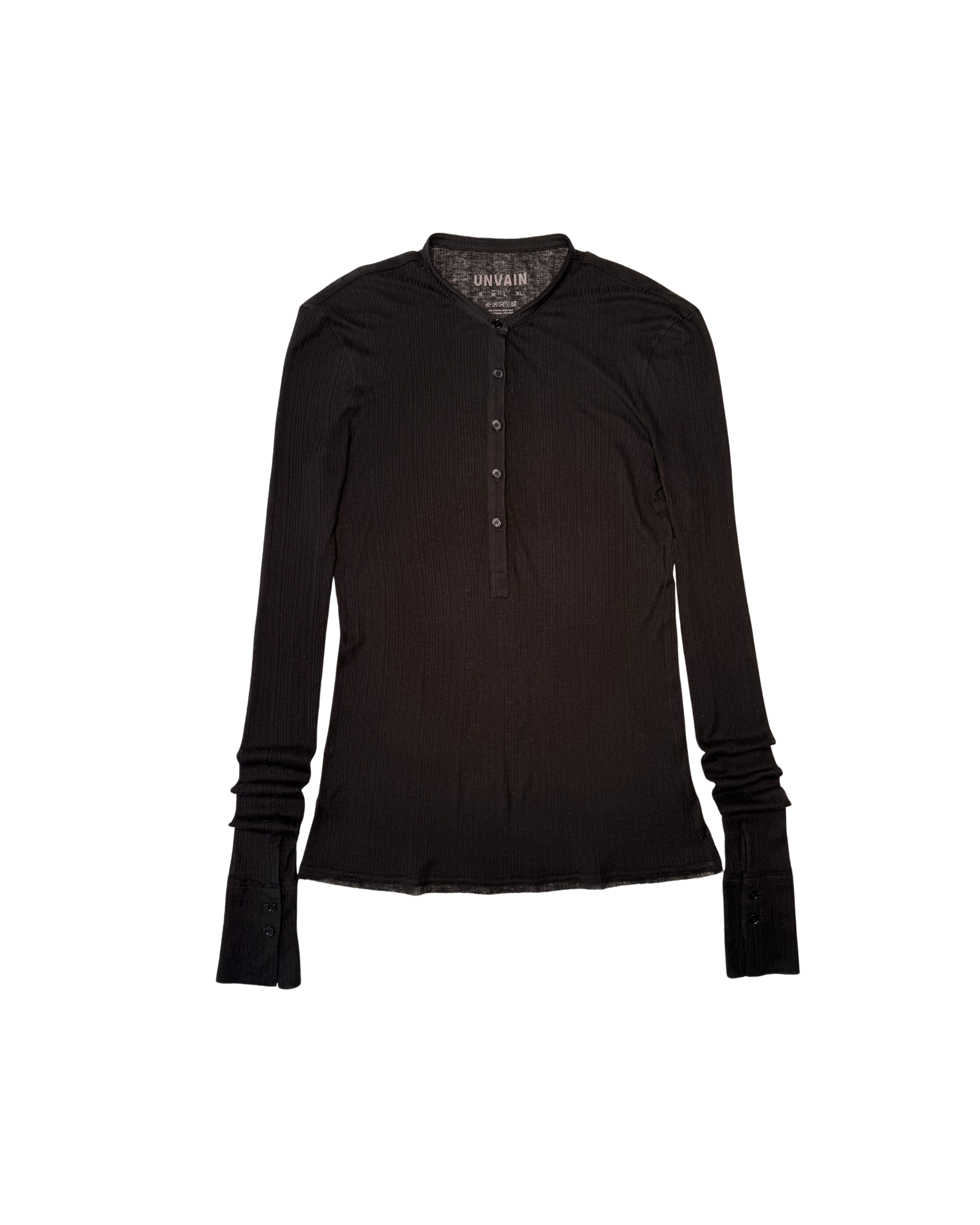 011 HENLEY MENS – BLACK