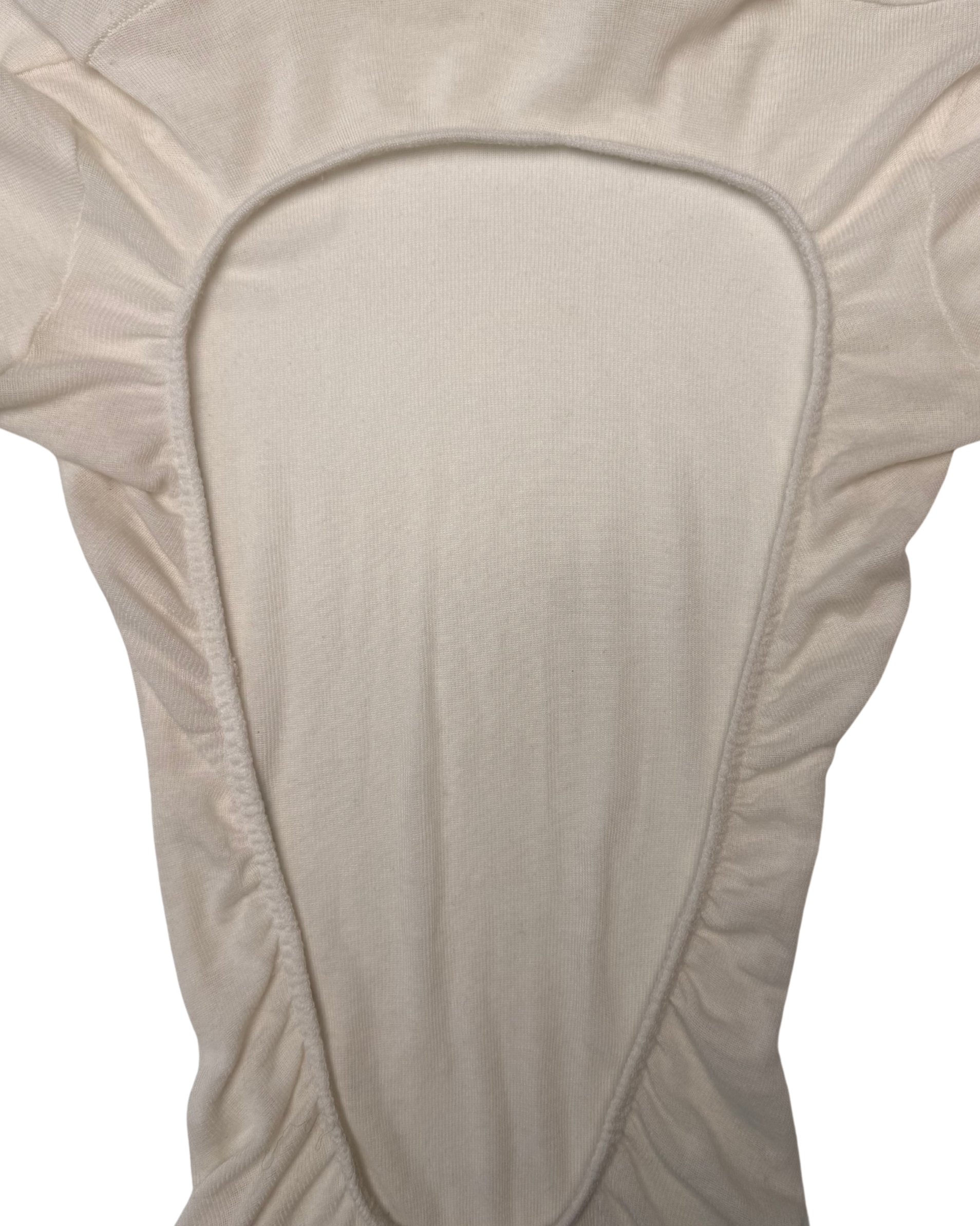 013 HOODED DRESS  WOMENS – OFF WHITE