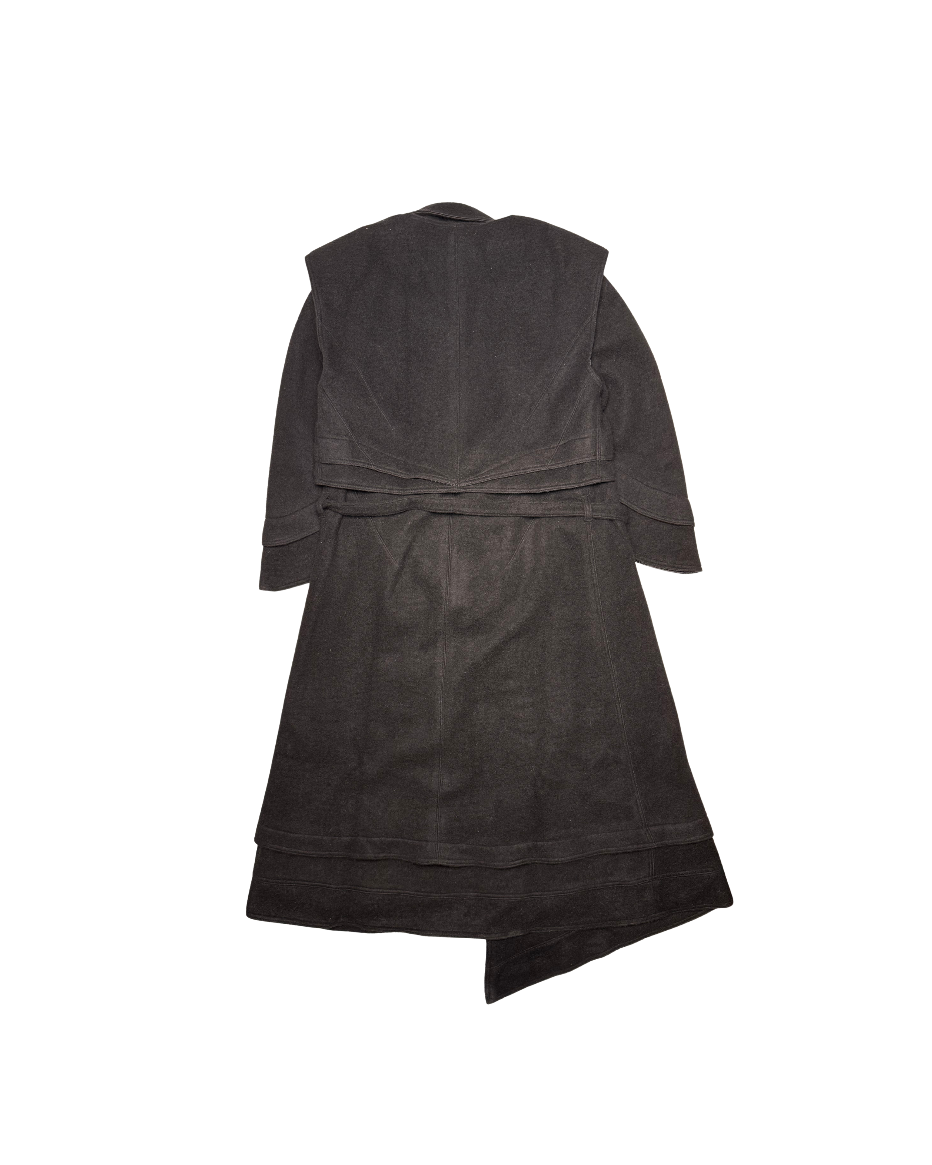 161 WOOL COAT – BLACK
