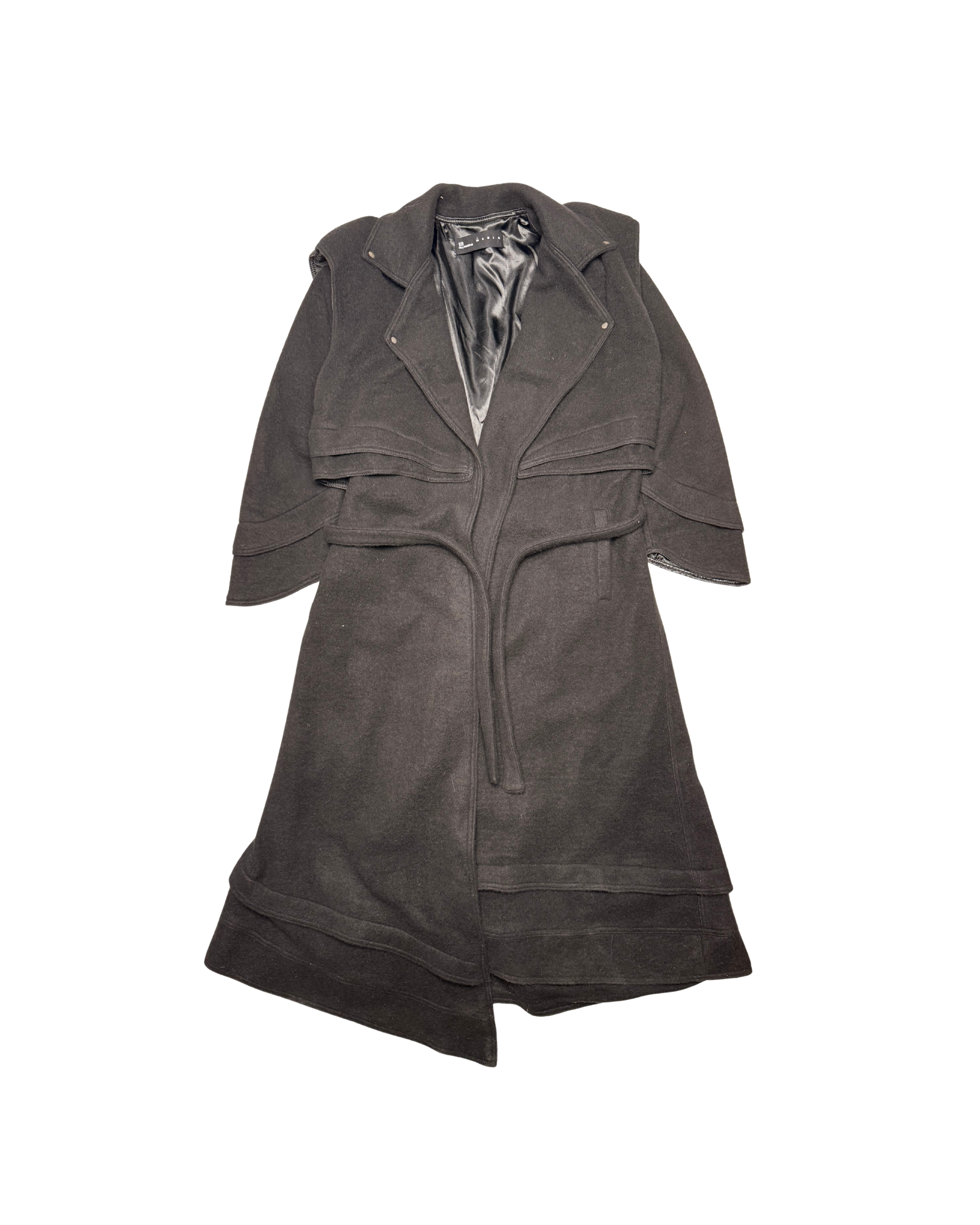 161 WOOL COAT – BLACK
