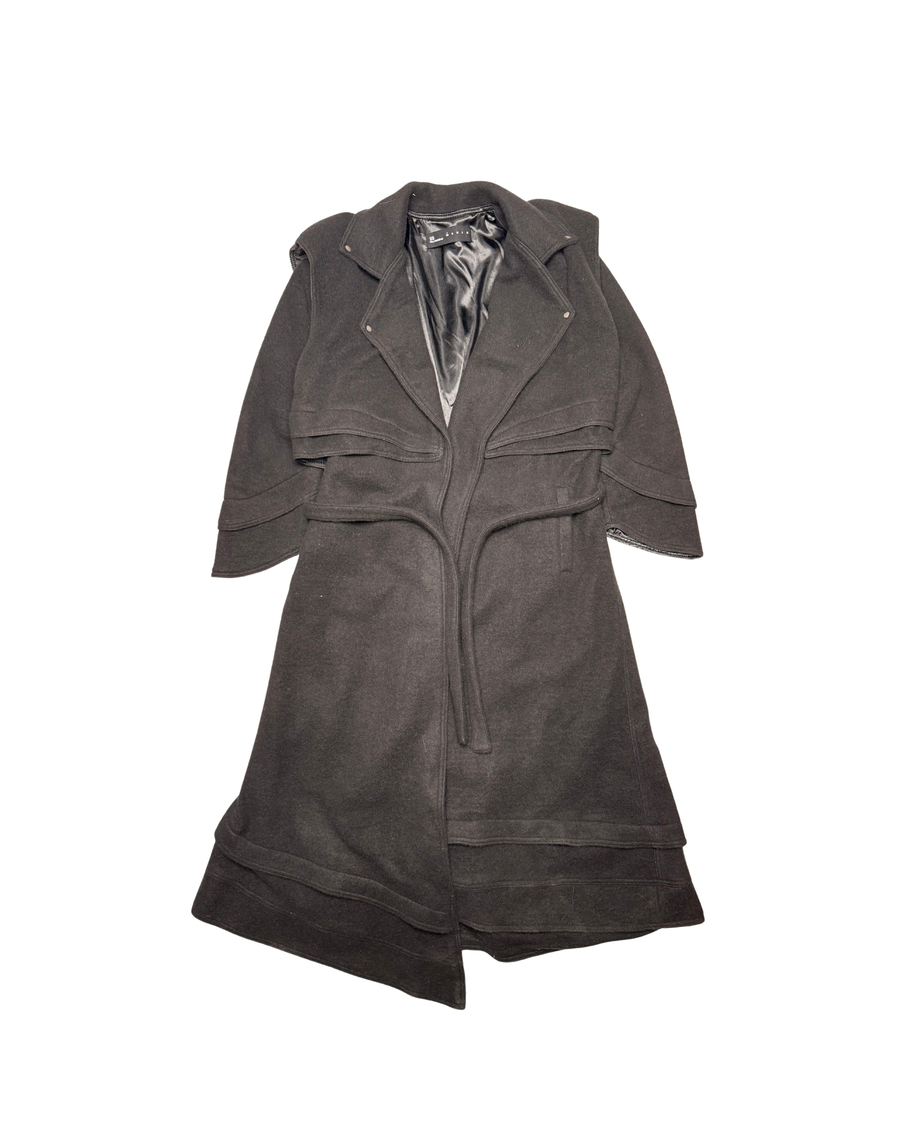 083 WOOL COAT – BLACK