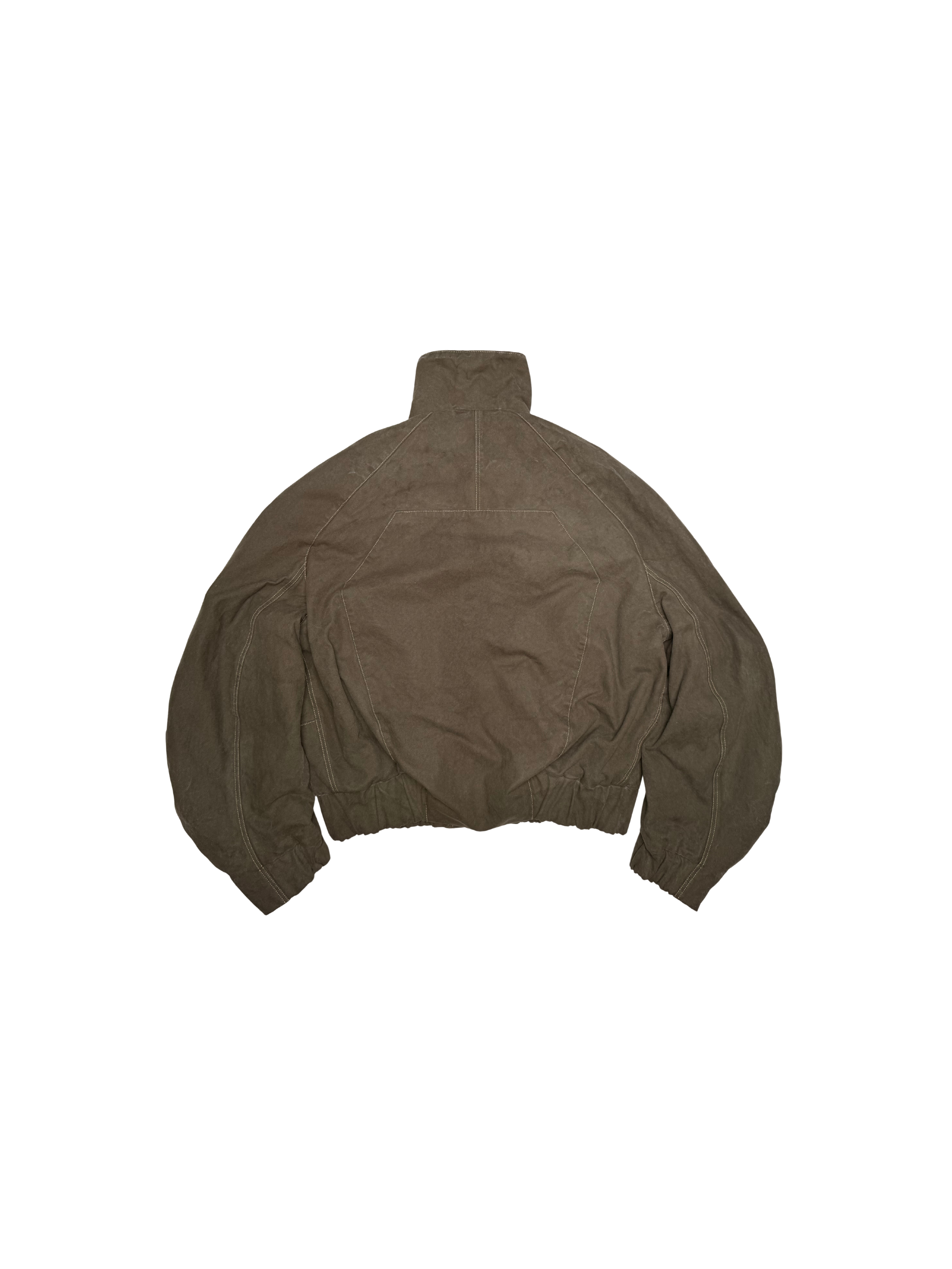 104 CANVAS BOMBER – OLIVE