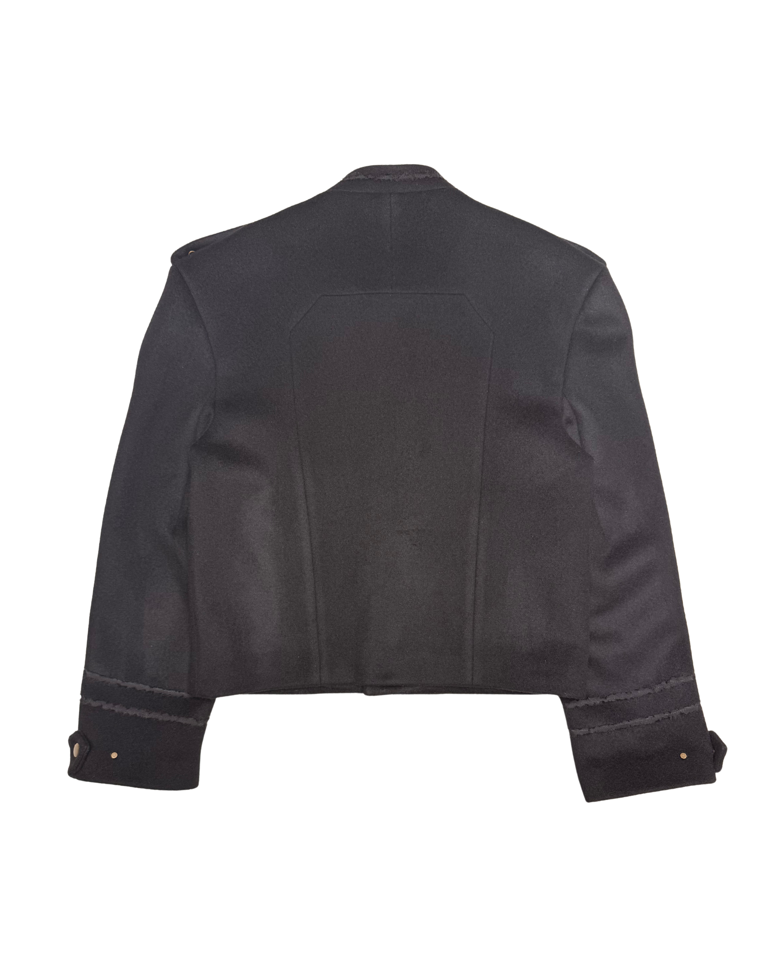 117 WOOL NAPOLEON JACKET – BLACK