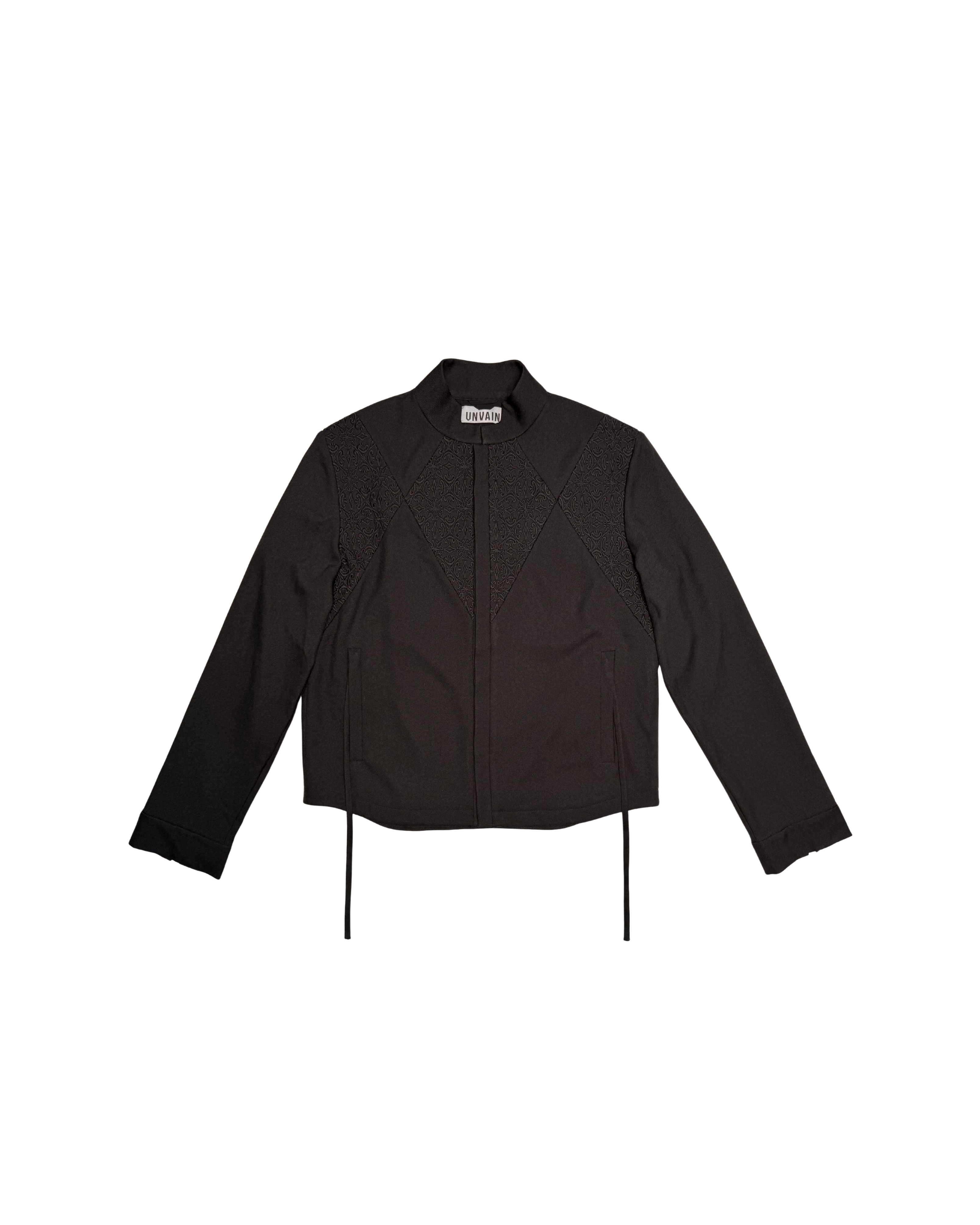 134 EMBROIDERED SHIRT – BLACK