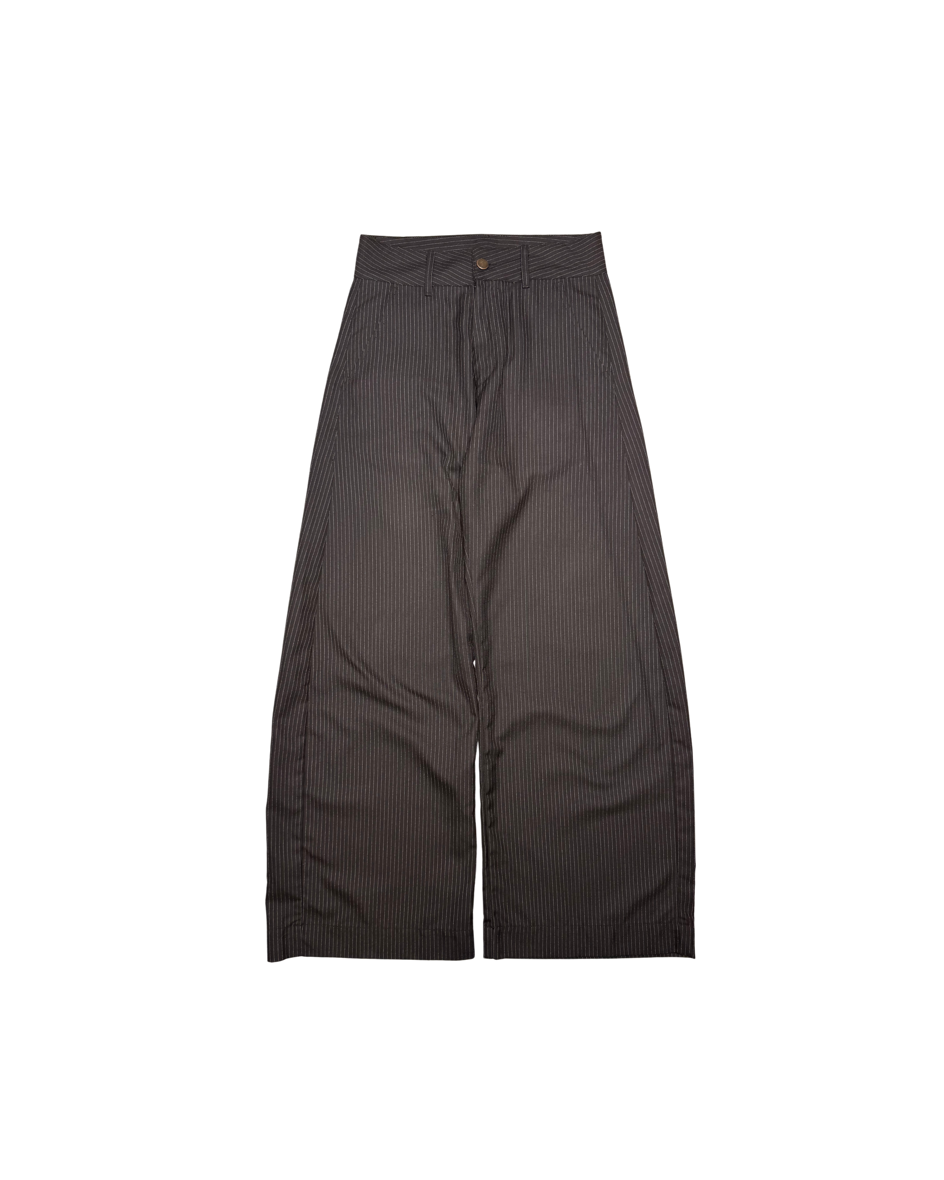 160 PINSTRIPE PANTS – BLACK