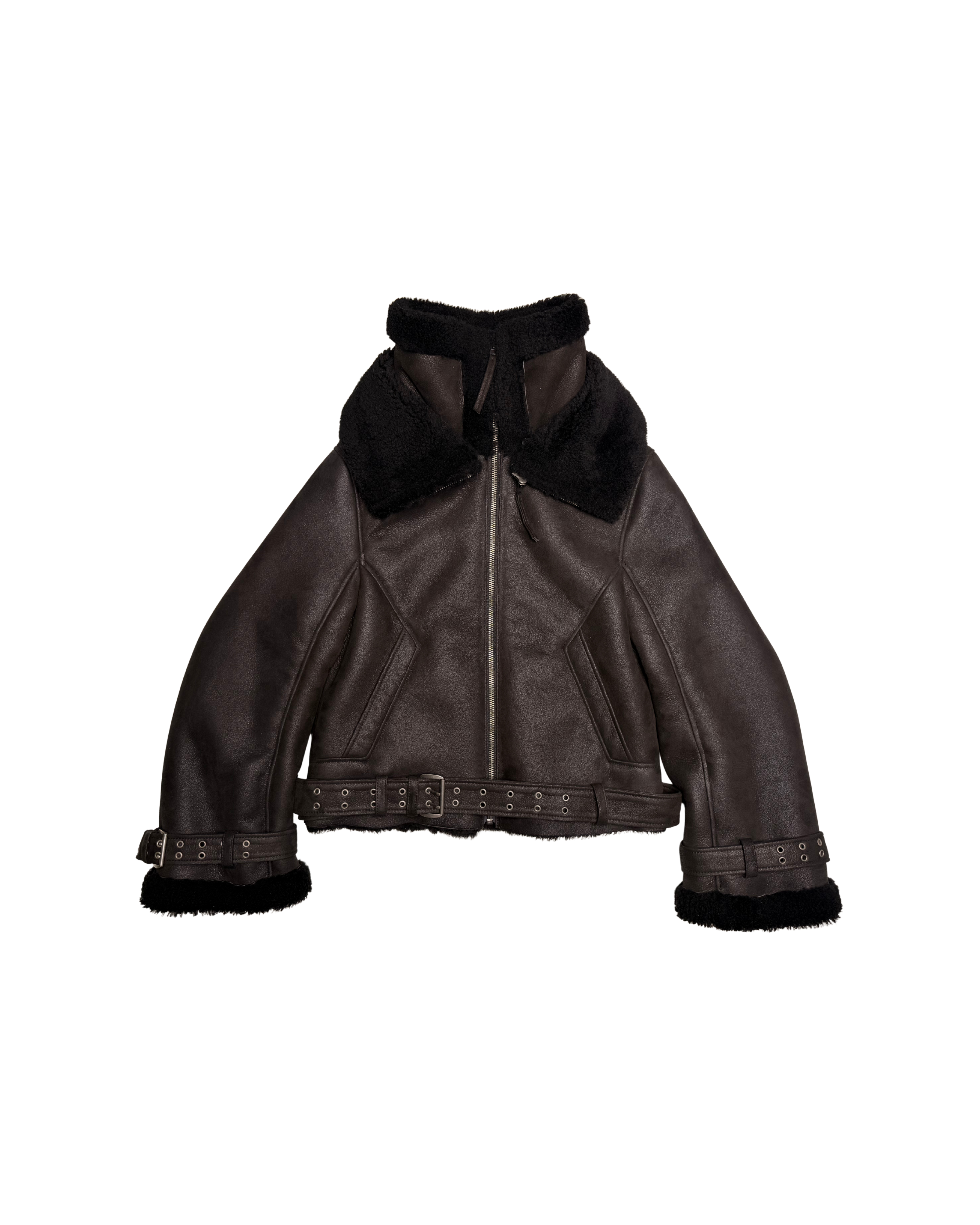 198 SHEARLING JACKET – BLACK