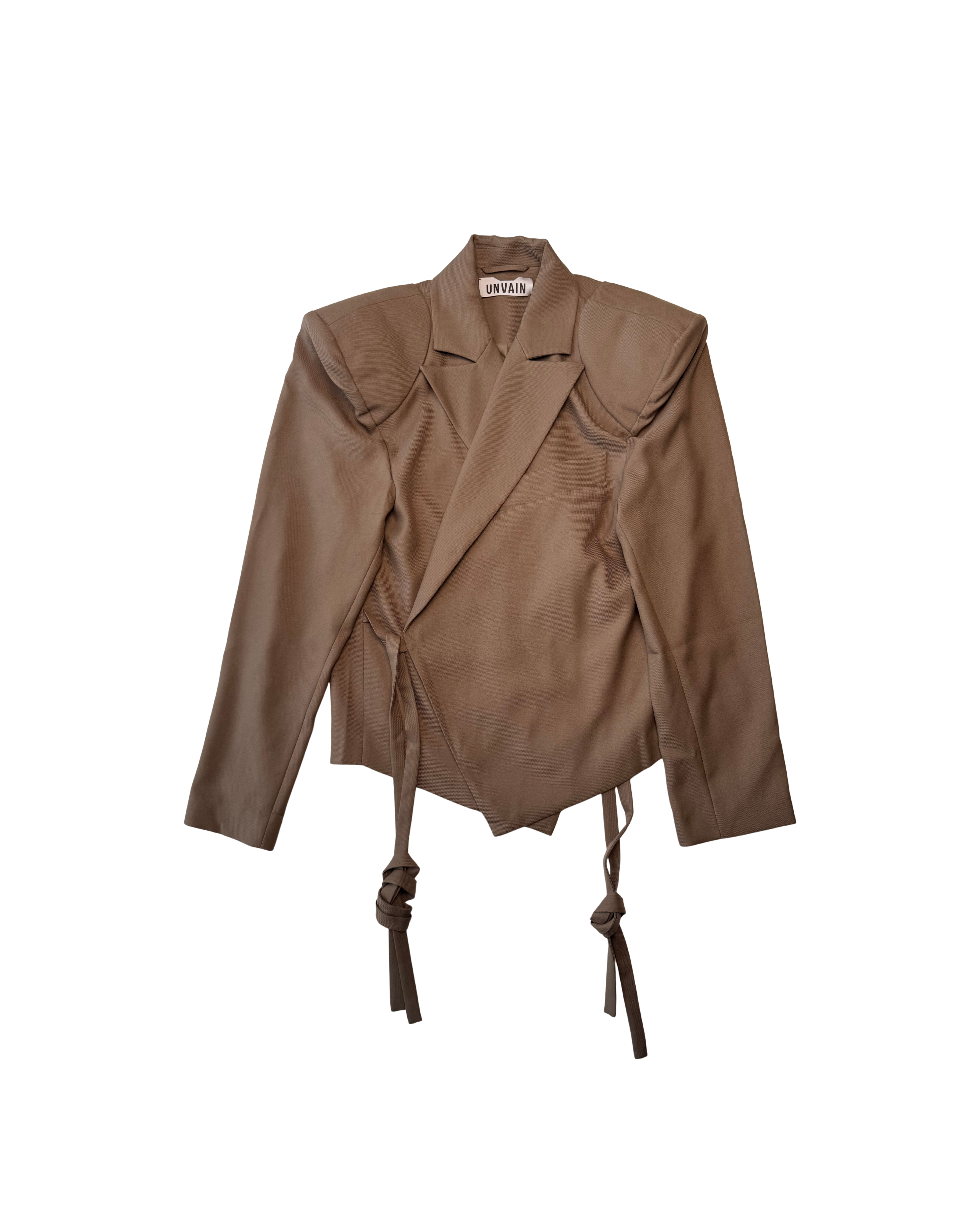 027 KIMONO BLAZER – TAN