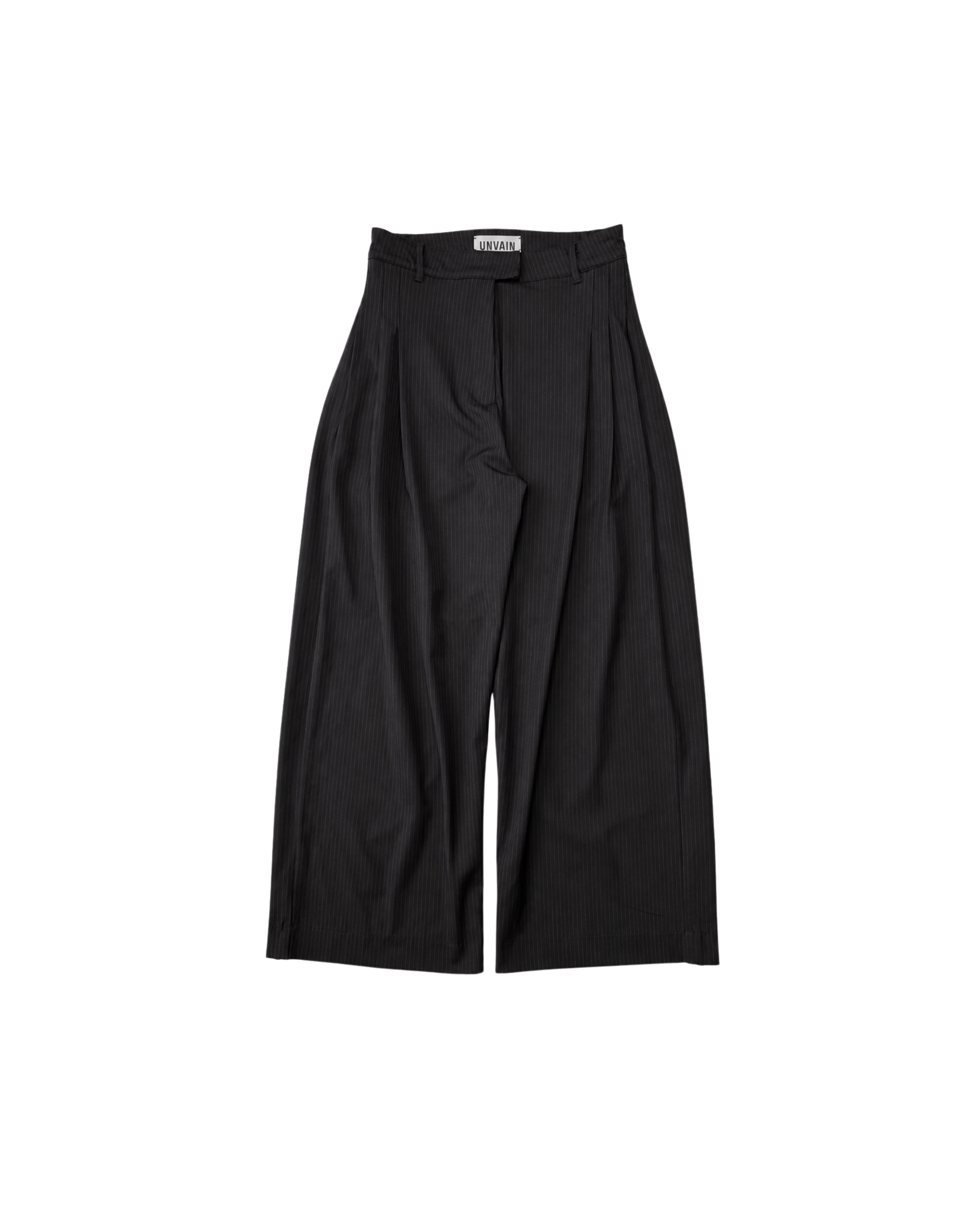 048 SIDE PLEATED PANTS – PINSTRIPE