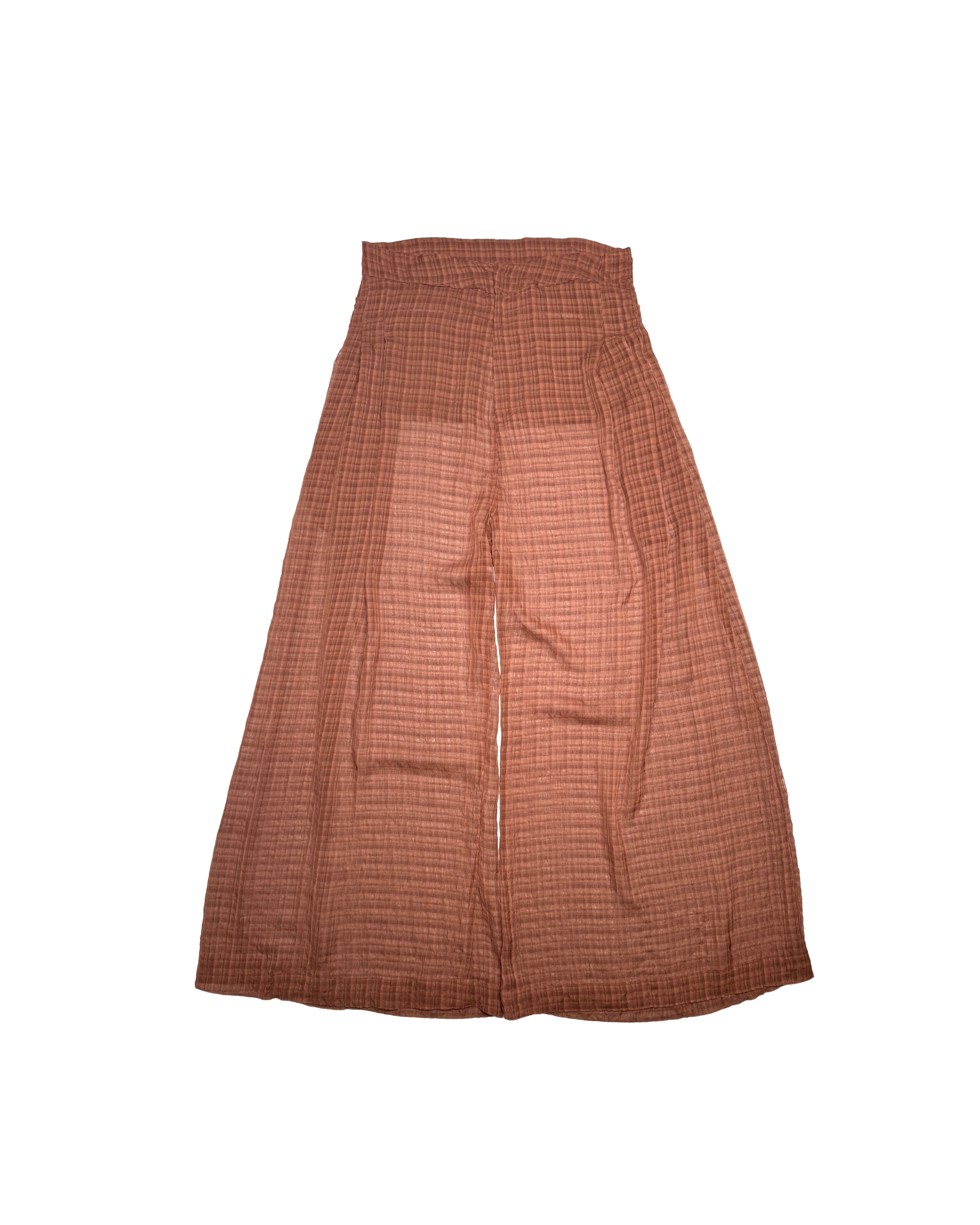 051 TRANSPARENT PANTS – BROWN