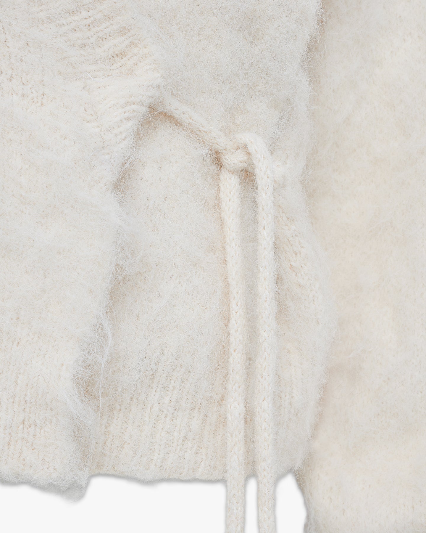 MOHAIR KIMONO CARDIGAN - OFF WHITE