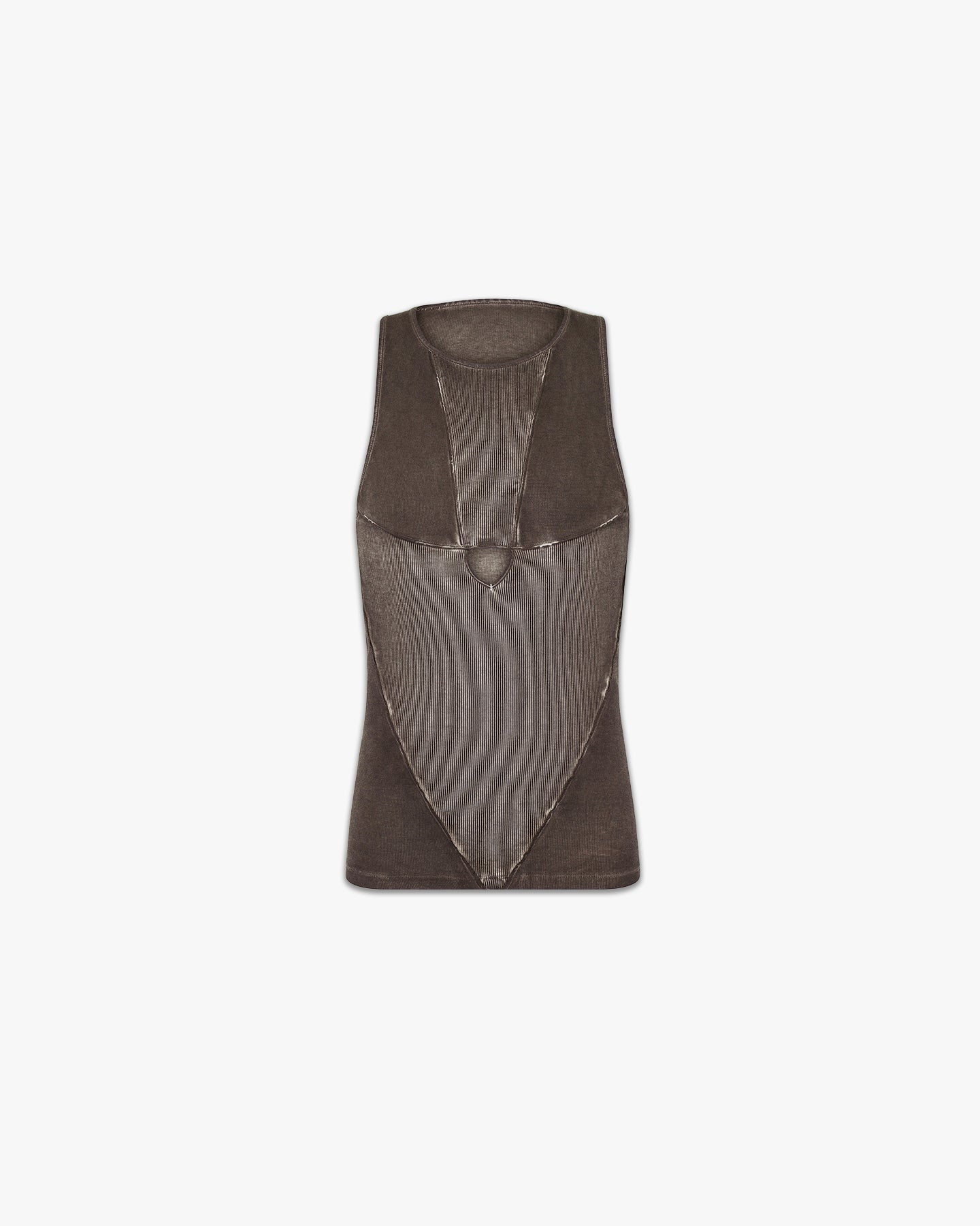 Cut-Out Tanktop - Brown