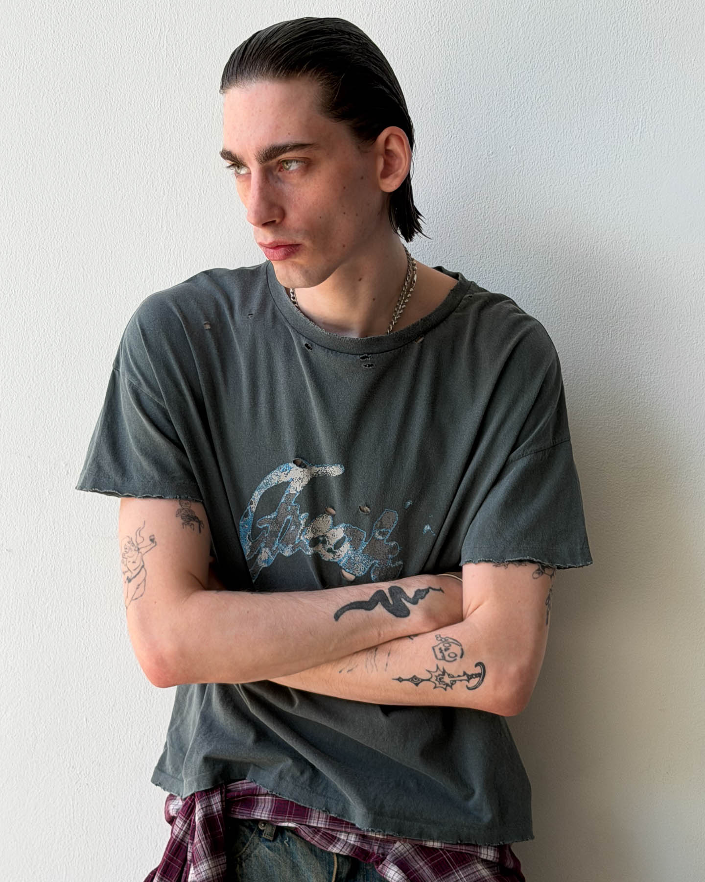 'FREAK' SHIRT – WASHED GREY