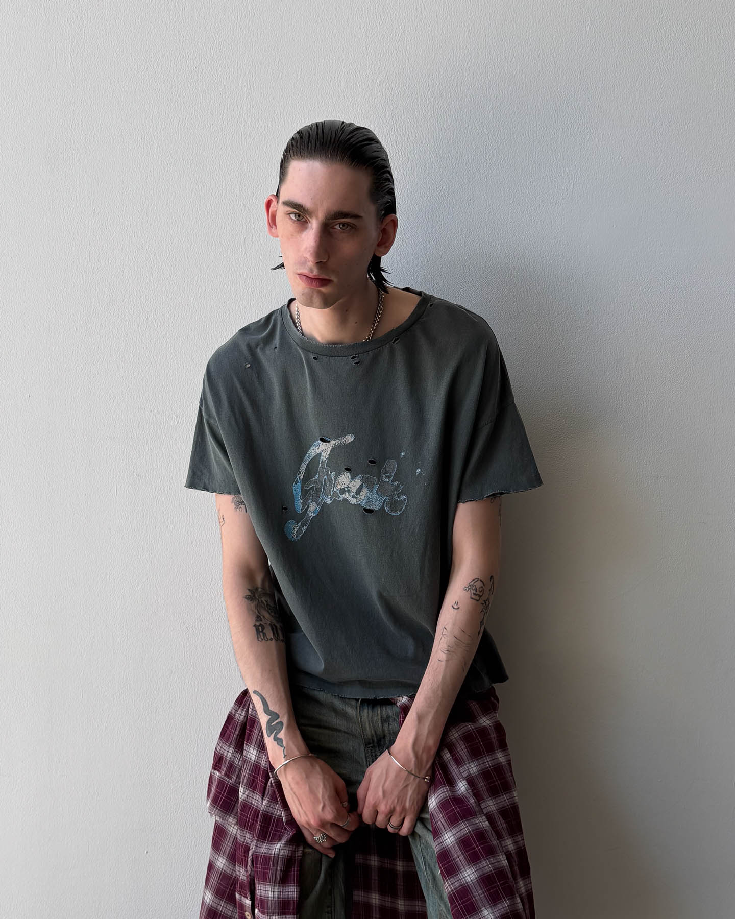 'FREAK' SHIRT – WASHED GREY