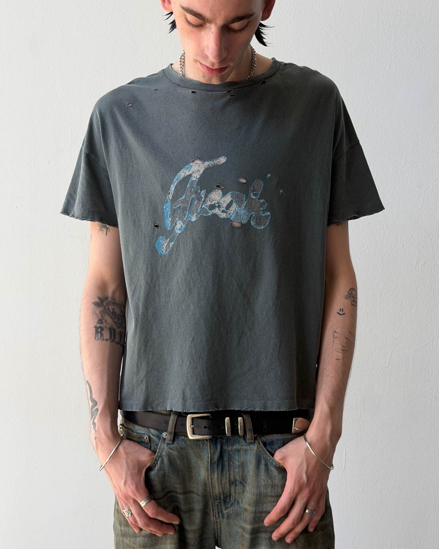 'FREAK' SHIRT – WASHED GREY