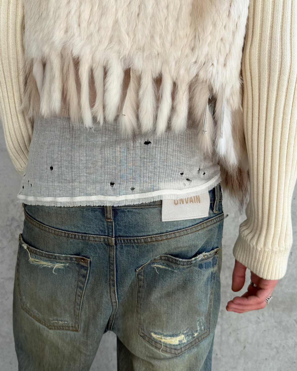 'RIAN' DISTRESSED DENIM – LIGHT BLUE
