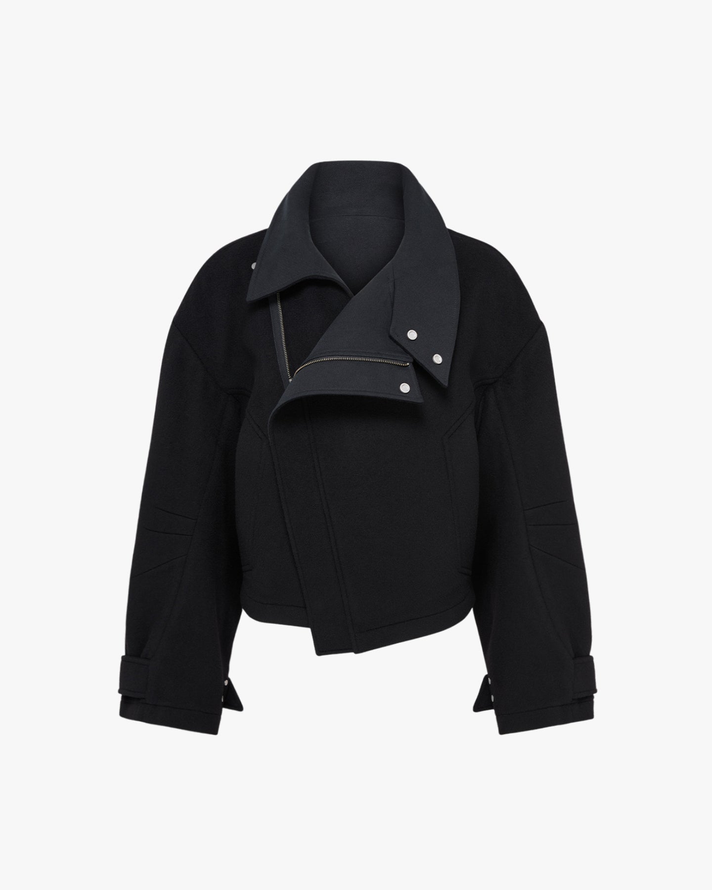 'IVAN' WOOL JACKET – BLACK