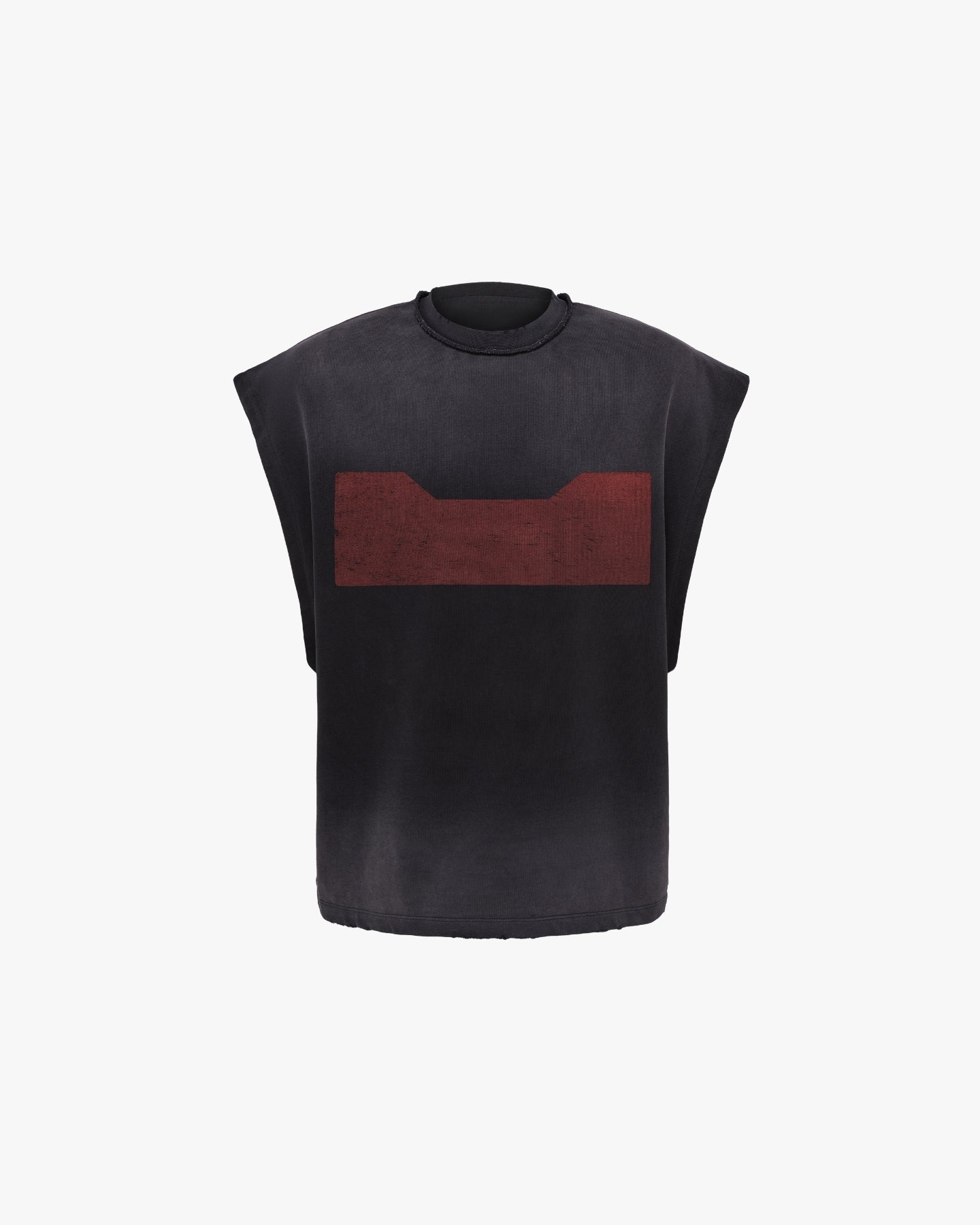 'BETON BRUT' Sleeveless - Sunfaded Black