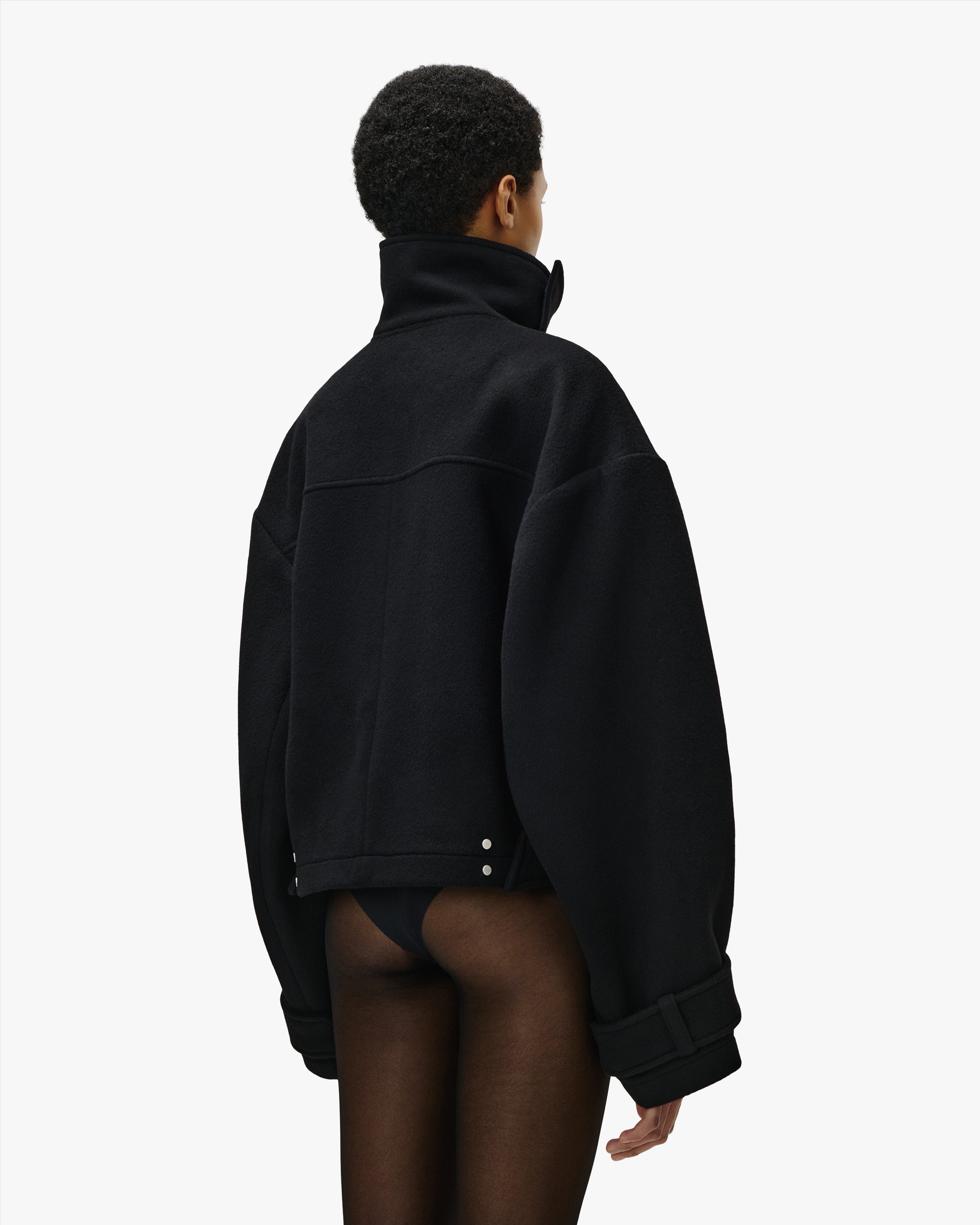 'IVAN' WOOL JACKET – BLACK