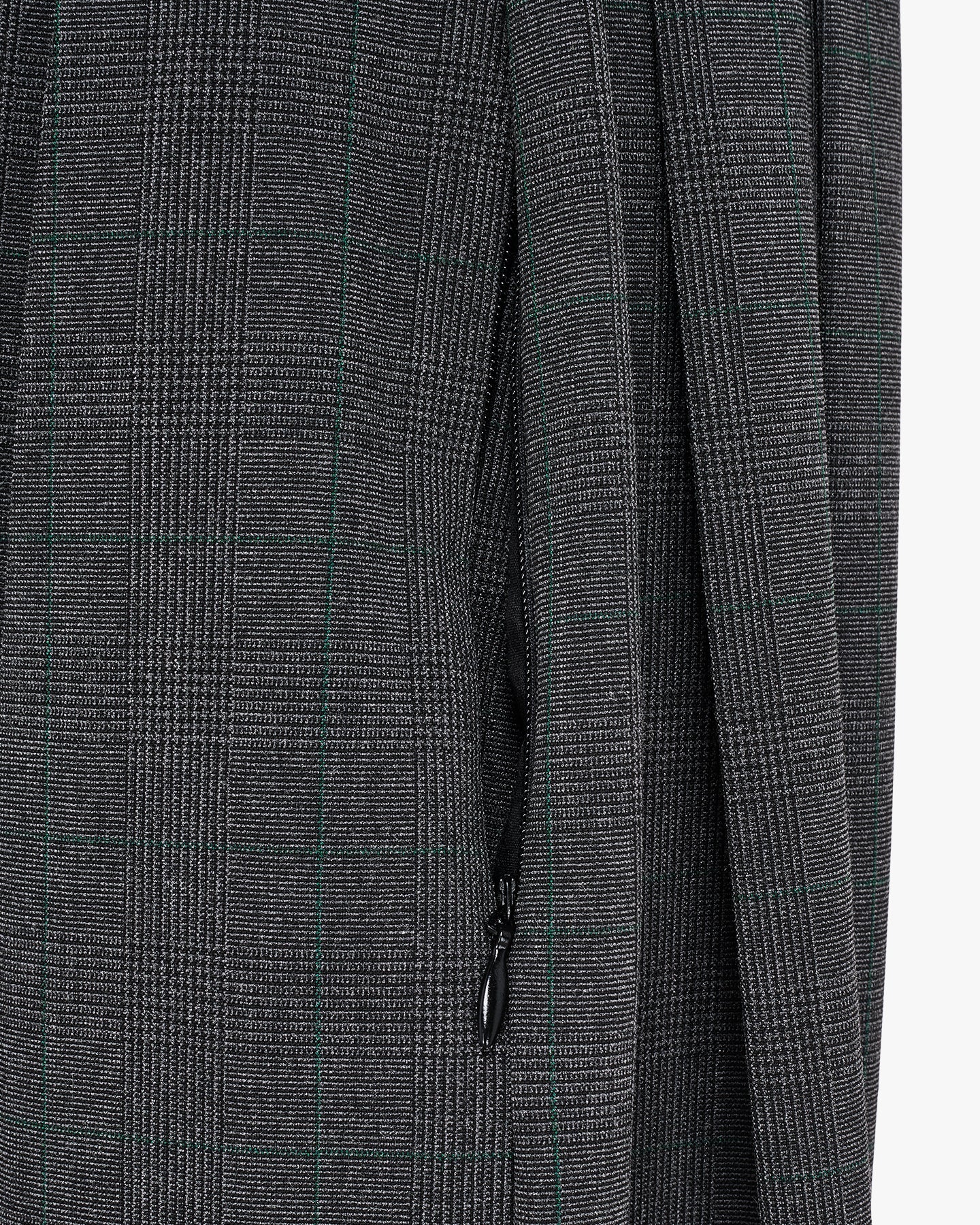 'IYAS' PLEATED SUIT PANTS – CHECKED