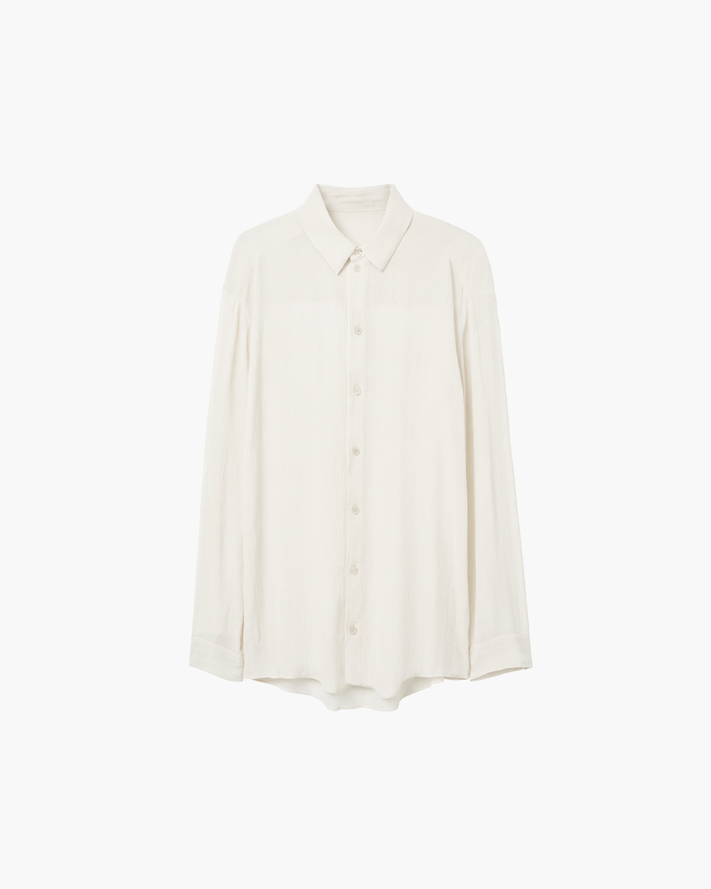 KORVIN' SHEER SHIRT – AGED WHITE