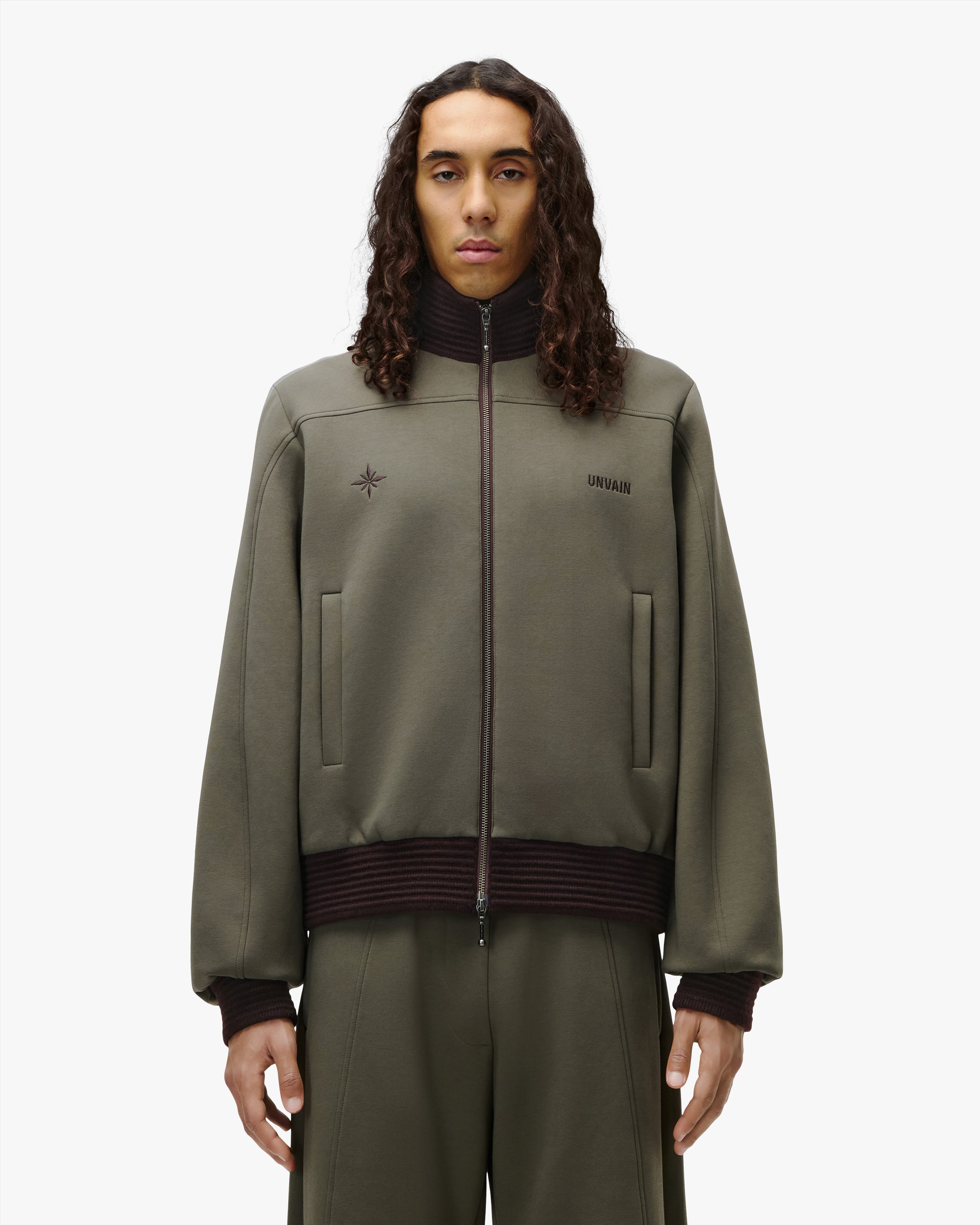 'ADAM' TRACK JACKET – OLIVE