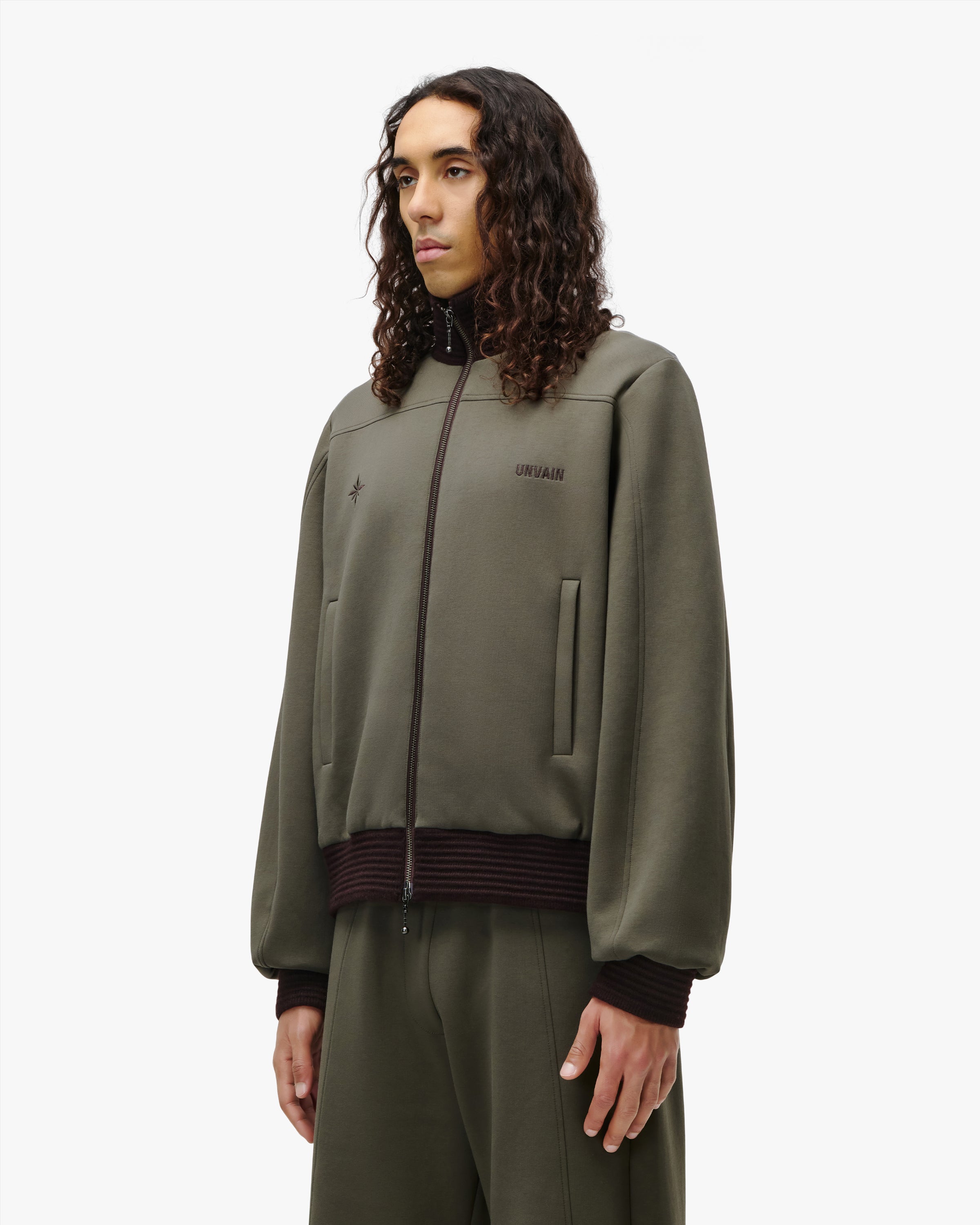 'ADAM' TRACK JACKET – OLIVE
