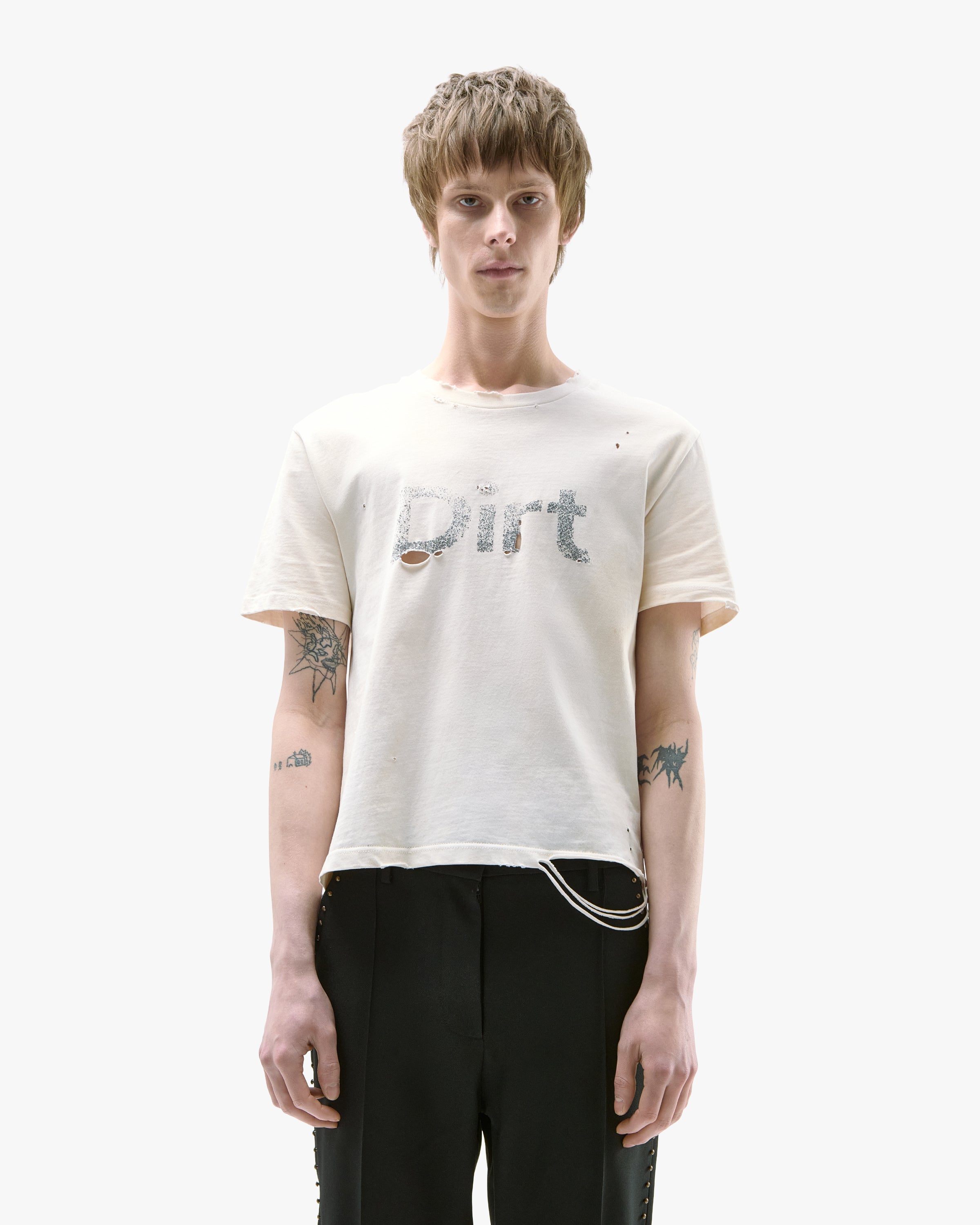 'DIRT' SEASONAL SHIRT – AGED WHITE