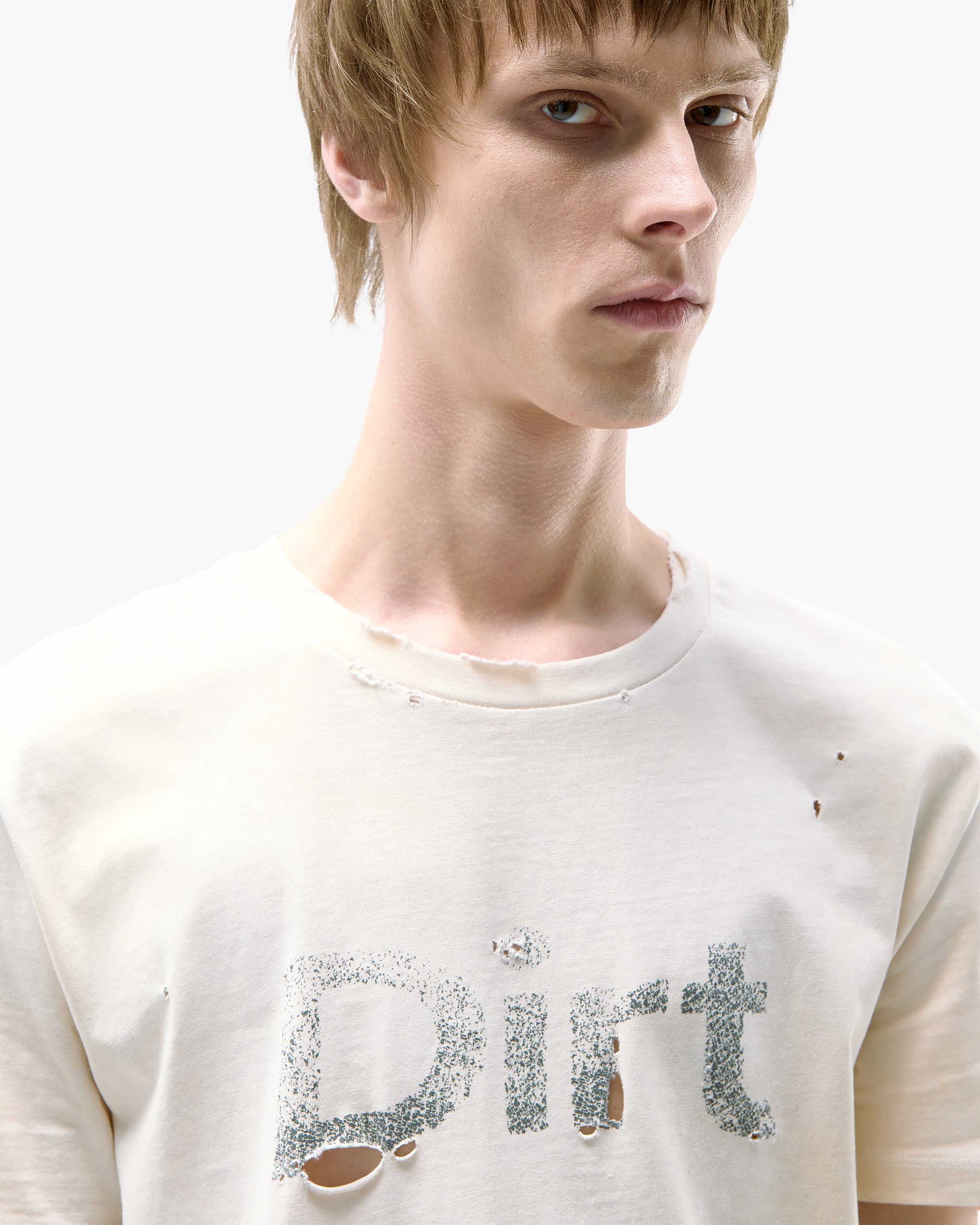 'DIRT' SEASONAL SHIRT – AGED WHITE