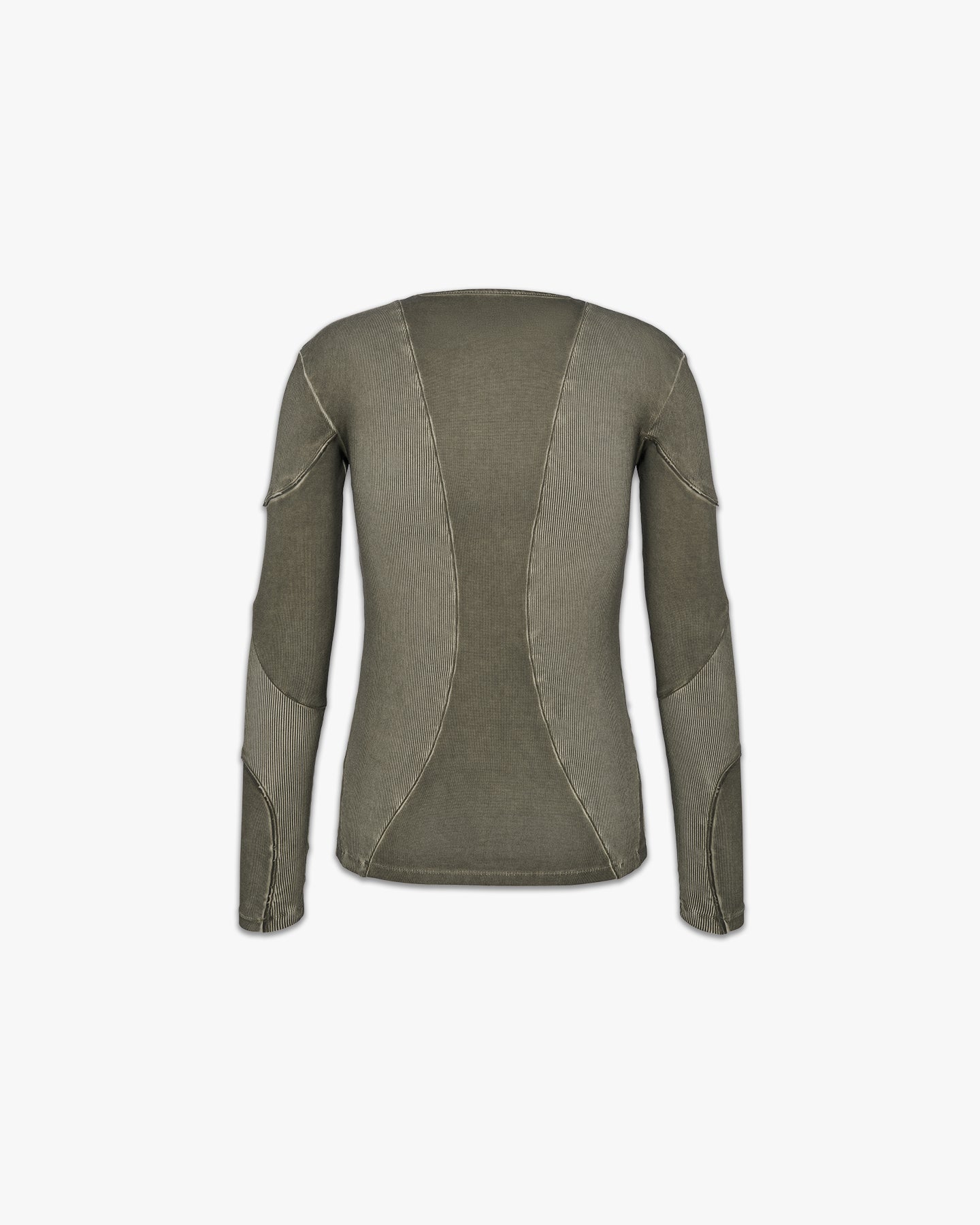 Mixed Rib Longsleeve - Olive