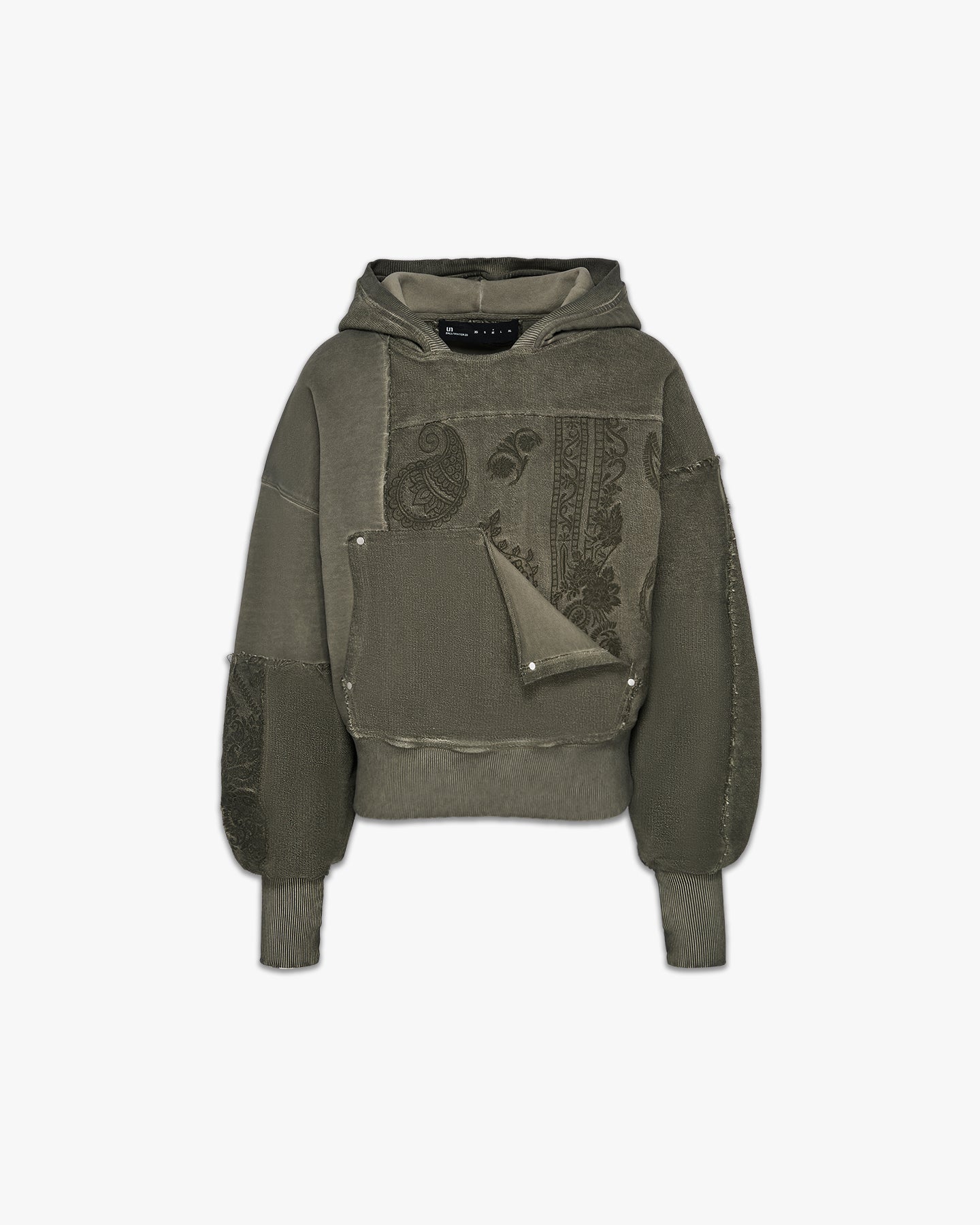 Paisley Hoodie - Olive